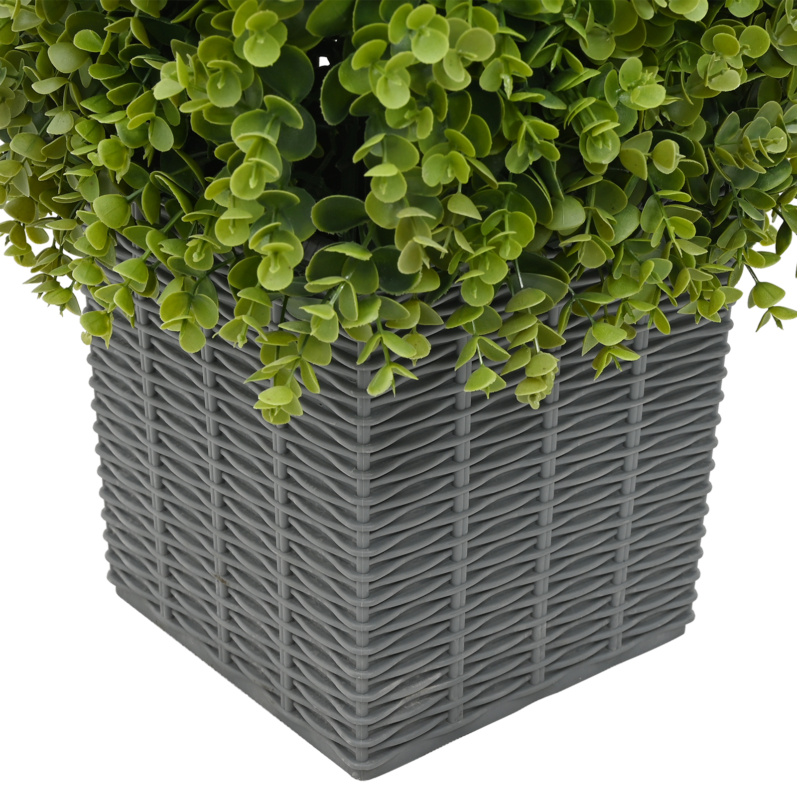 Dirbtinis Eukalipto Medis su Vazonu 27x27x90 cm Žalias - Image 5