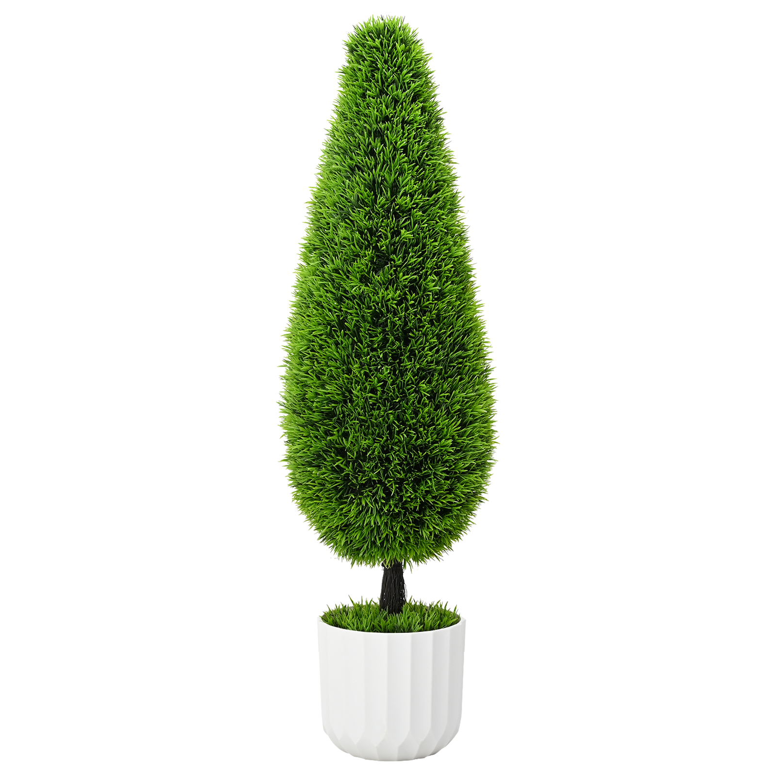 Kunstplant Topiary Pine met Pot 24×90 cm Groen