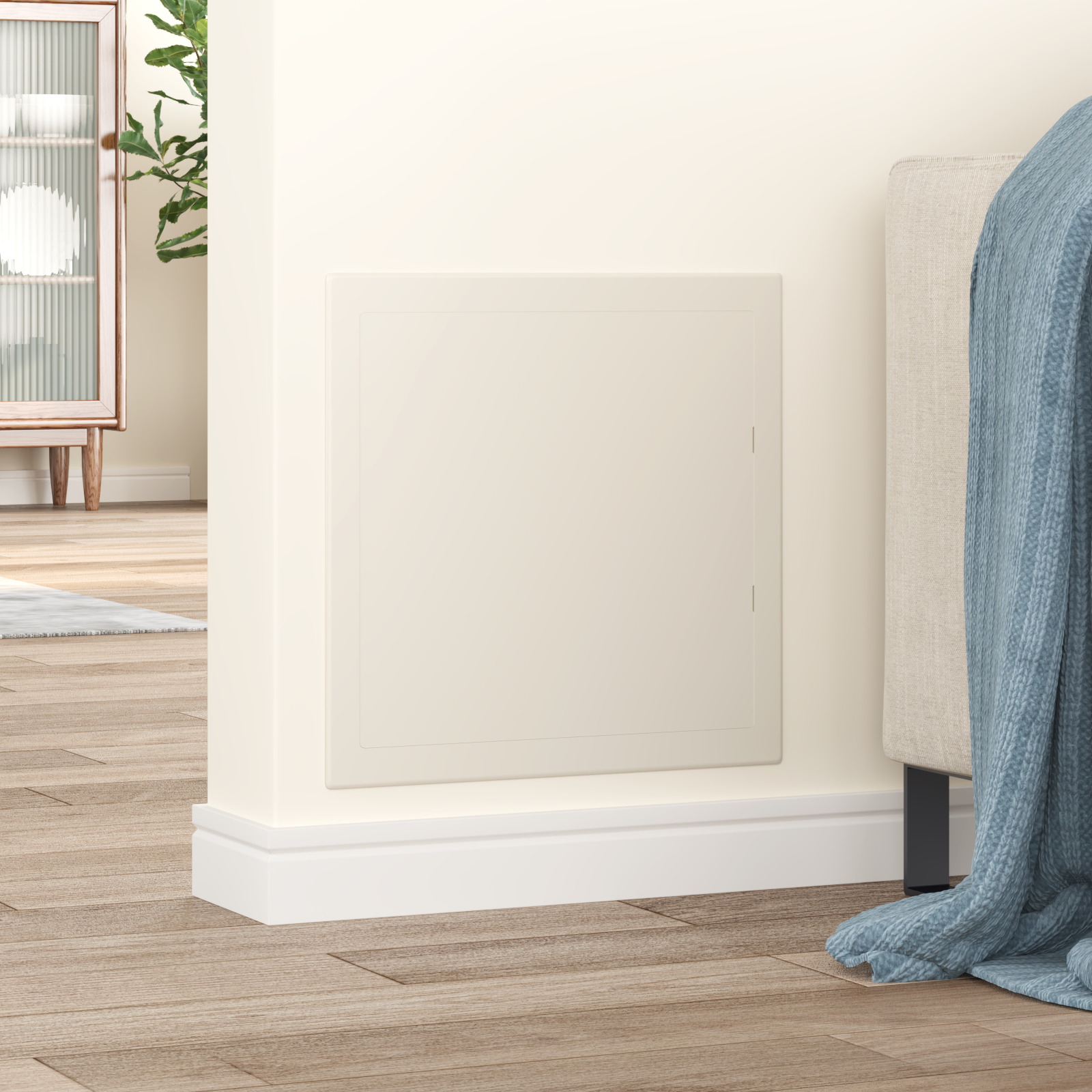 Access Panel White Red ABS Plastic - Image 3