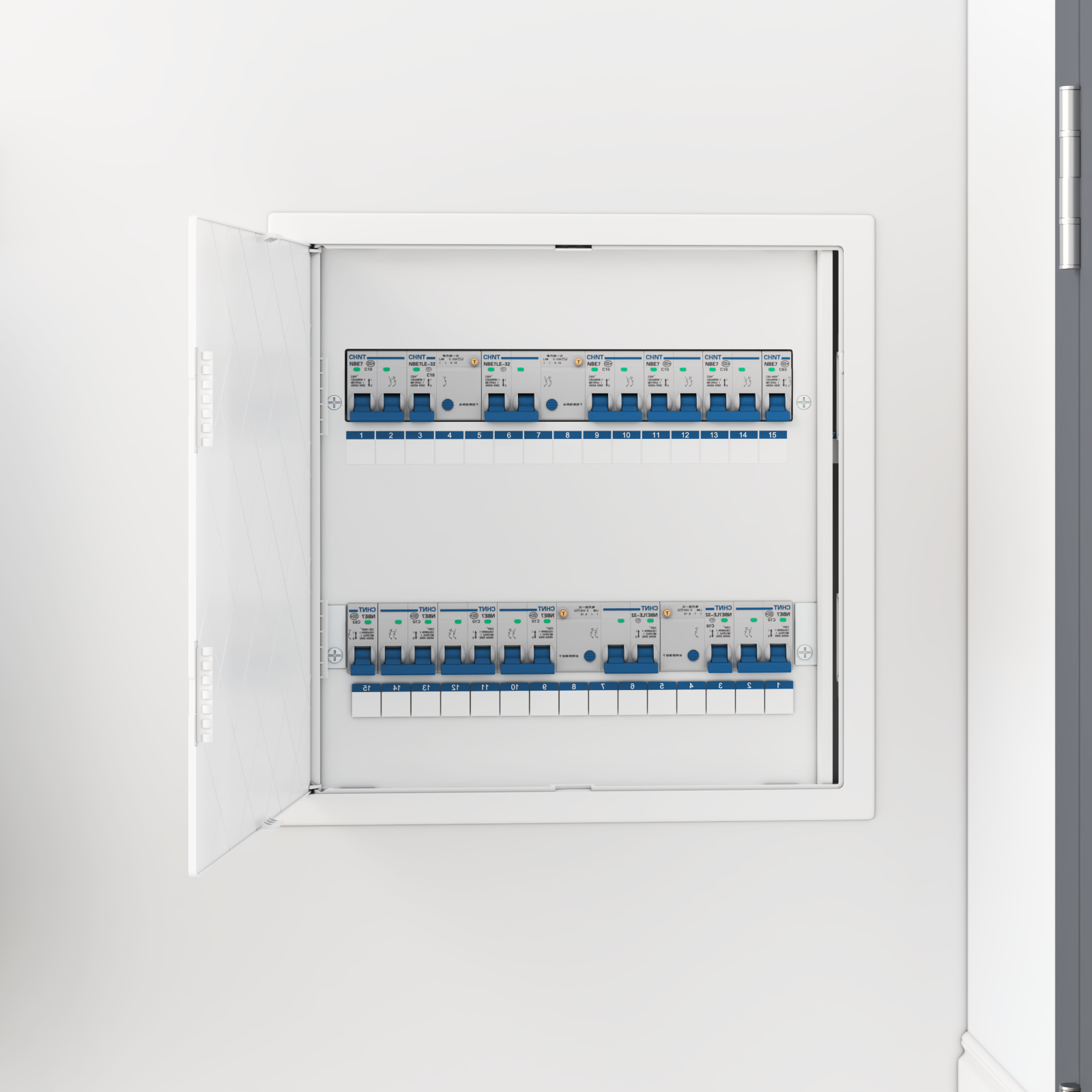 Access Panel White ABS Plastic