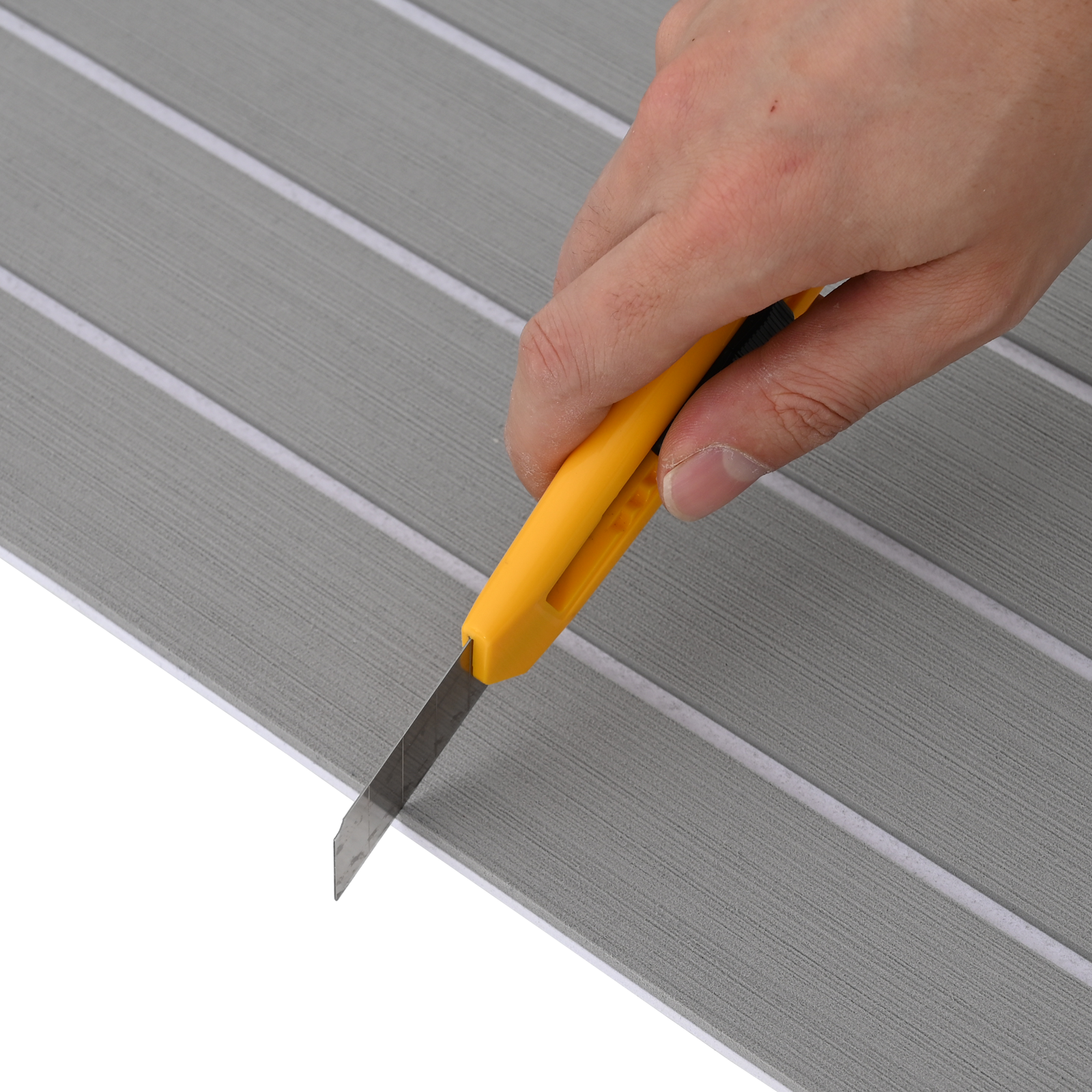 Boat Flooring Self-adhesive Light Grey & White 240x90 cm EVA Foam - Image 6