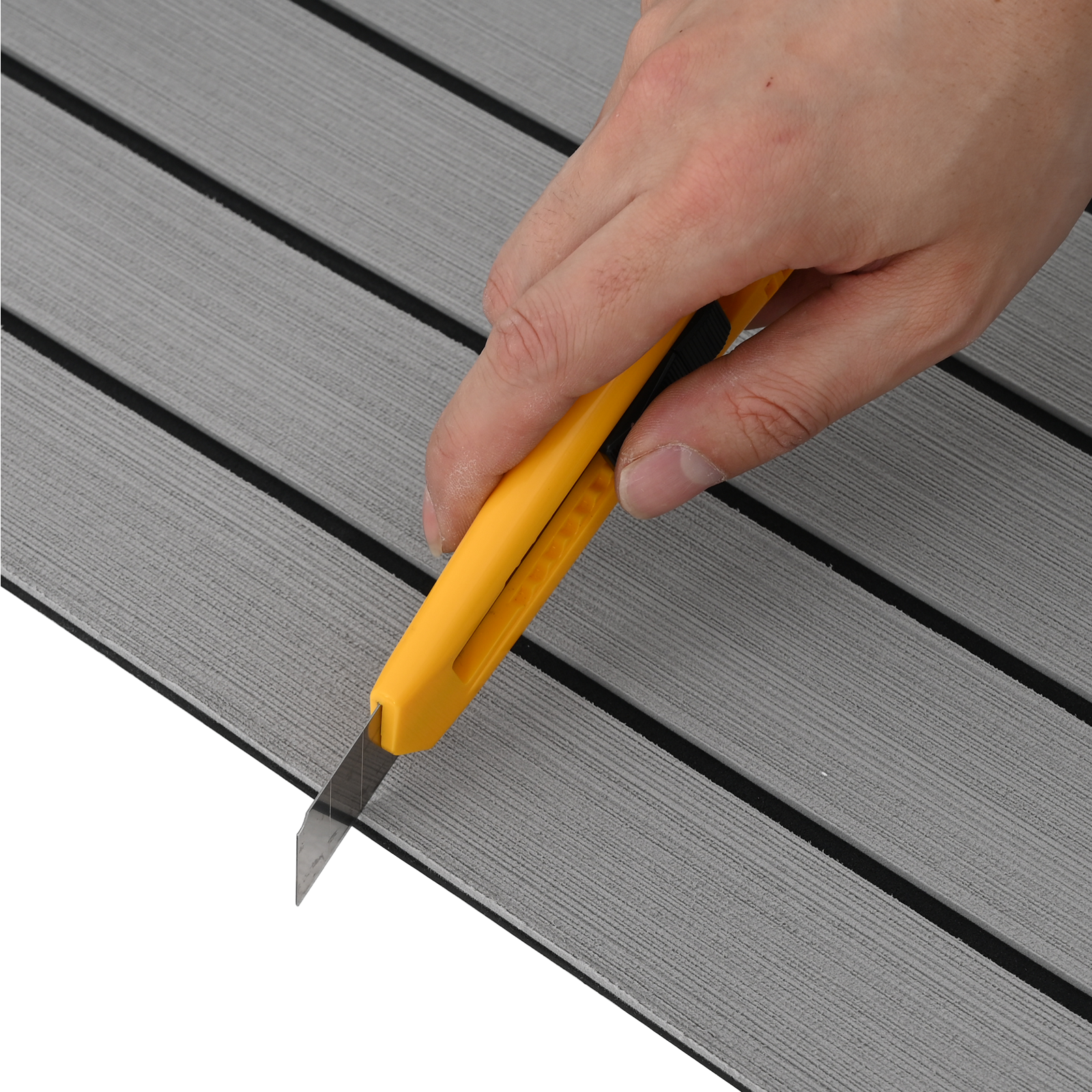 Boat Flooring Self-adhesive Light Grey&Black 240x60 cm EVA Foam - Image 6