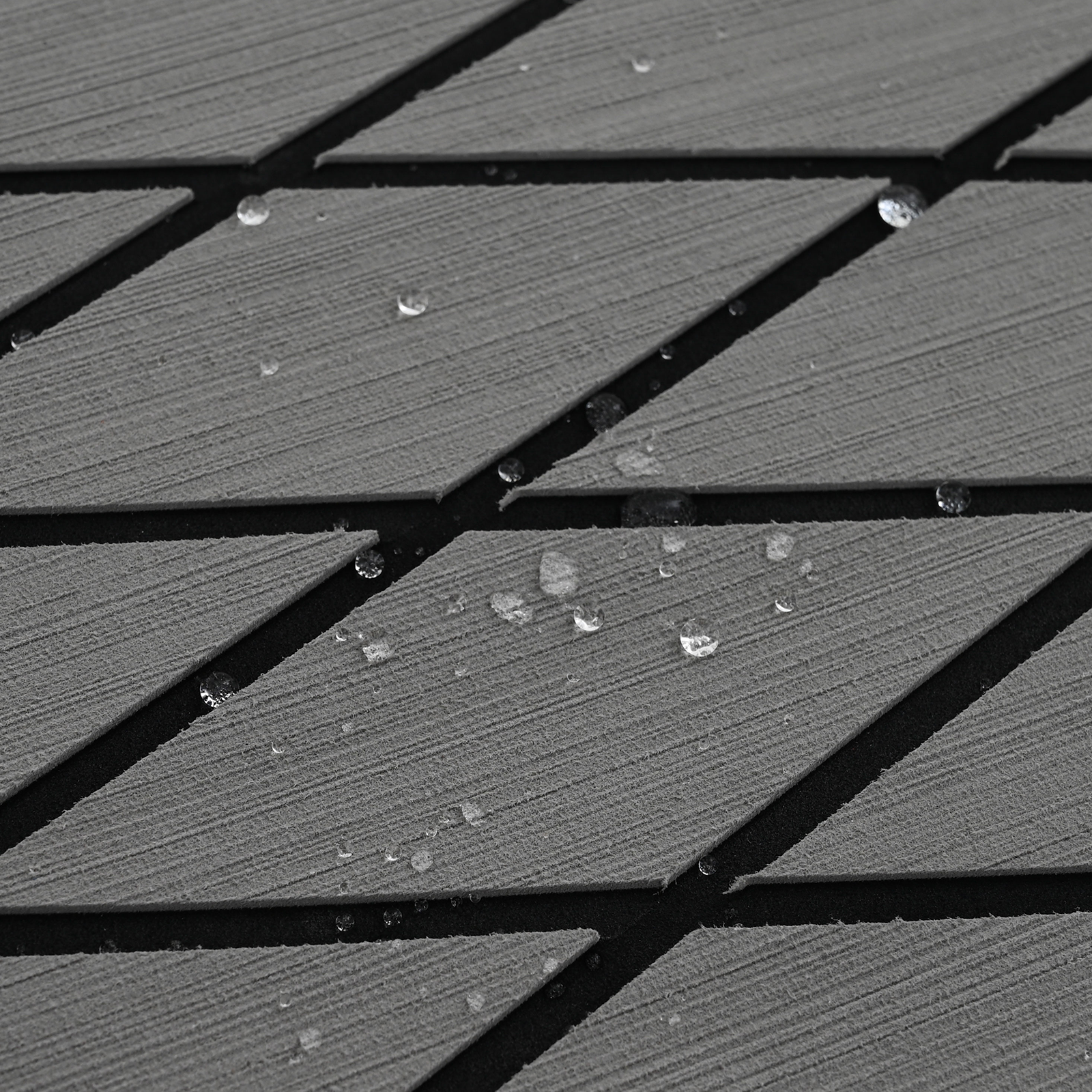 Boat Flooring Self-adhesive Light Grey & Black 190x70 cm EVA Foam - Image 5