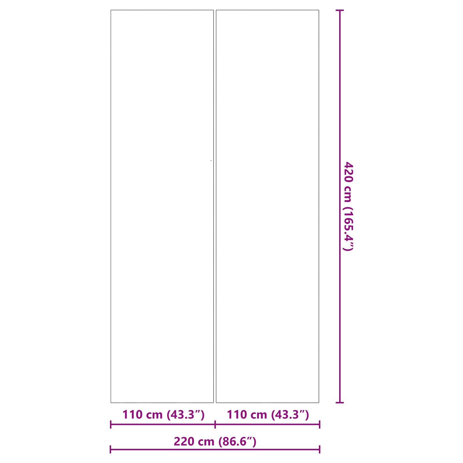 Rechteckige Poolabdeckung Schwarz Kunststoff 420 x 220 cm - Heim & garten - Your Garden Eden