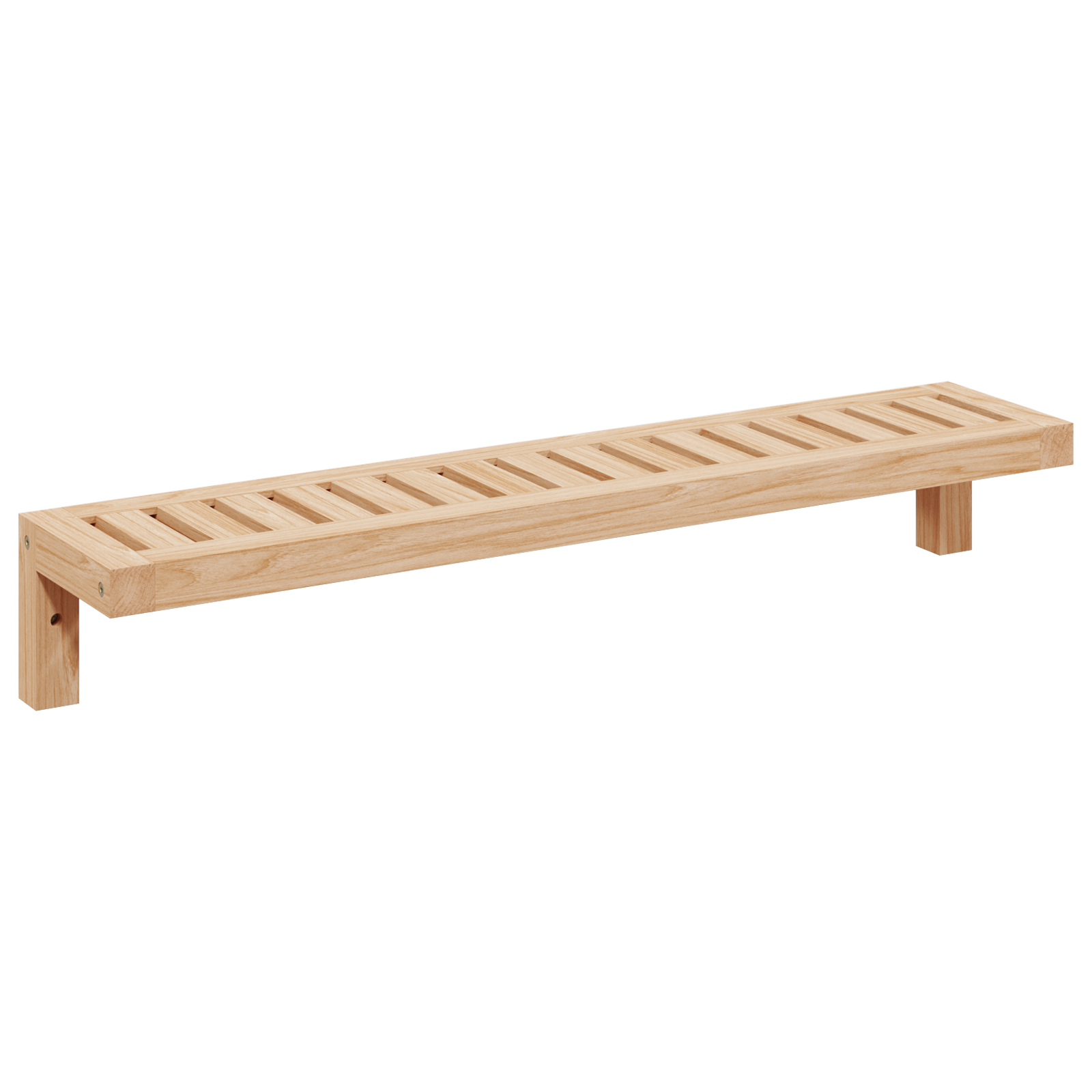 Wall Hanging Rack 62x10x12,5 cm Solid Wood Walnut - Image 2