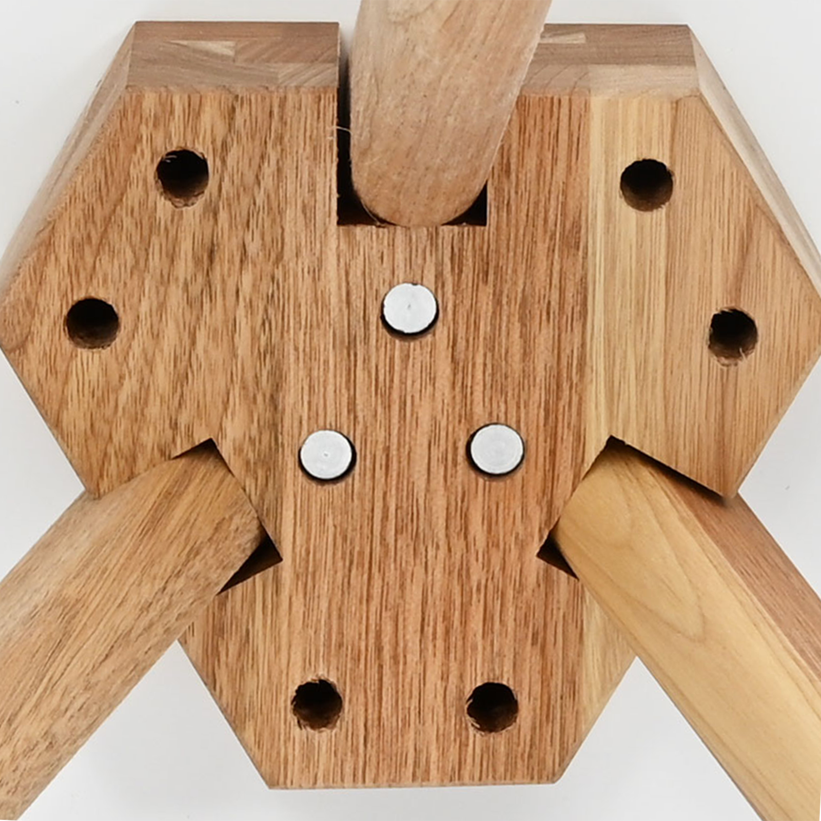 Coffee Table Set Solid Wood Walnut and Engineered Wood - Image 9