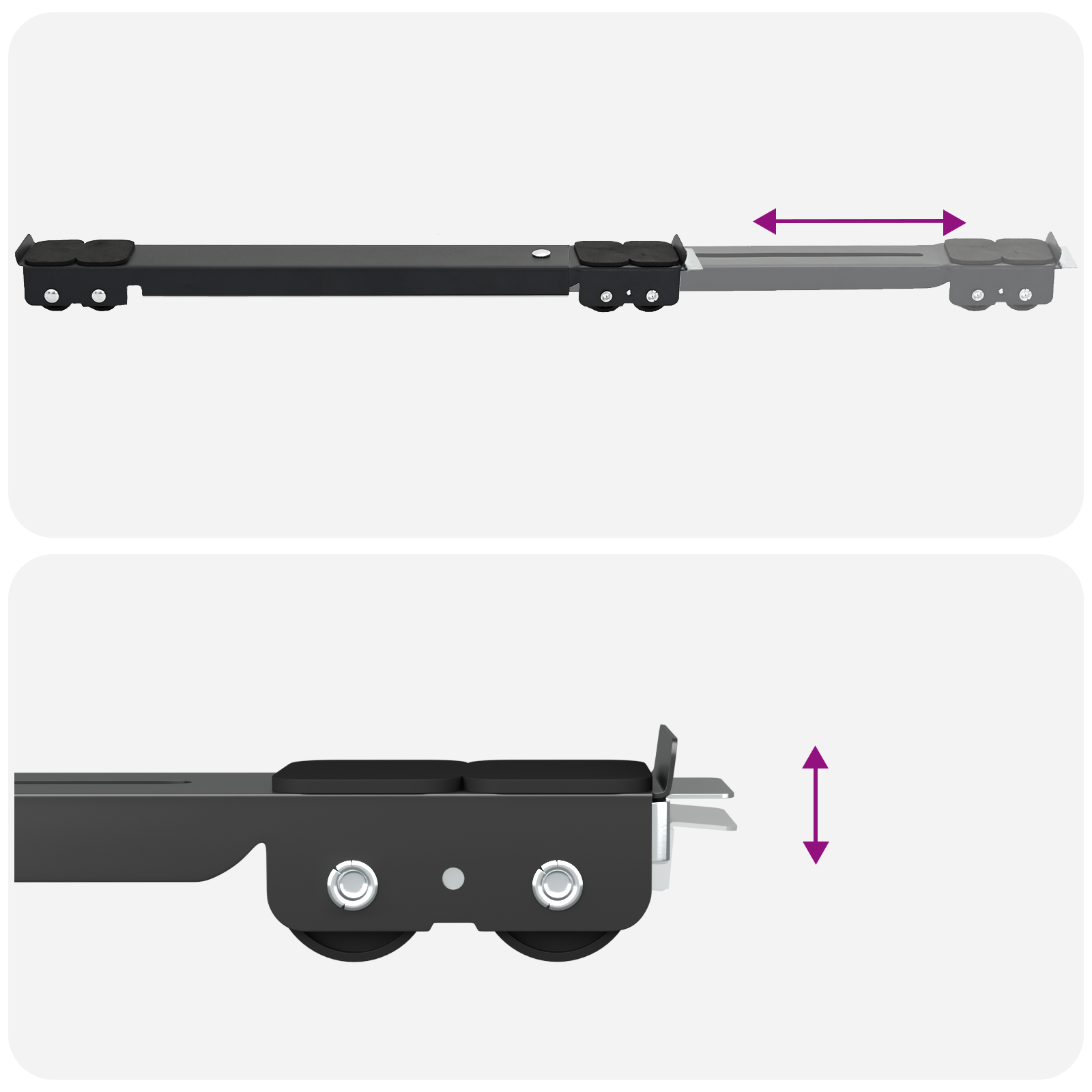 Washing Machine Base with Wheels 2 pcs Length 46-71 cm 300 kg - Image 9