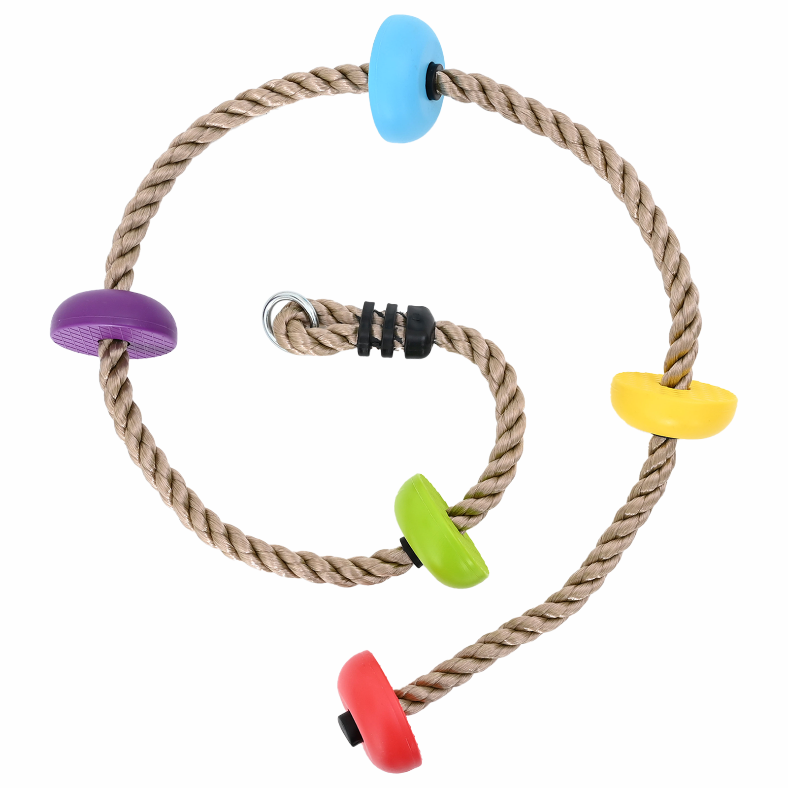 Kletterseil für Kinder mit Plattformen 200 cm - fuer-die-ganze-grossen-spielburgen - Your Garden Eden