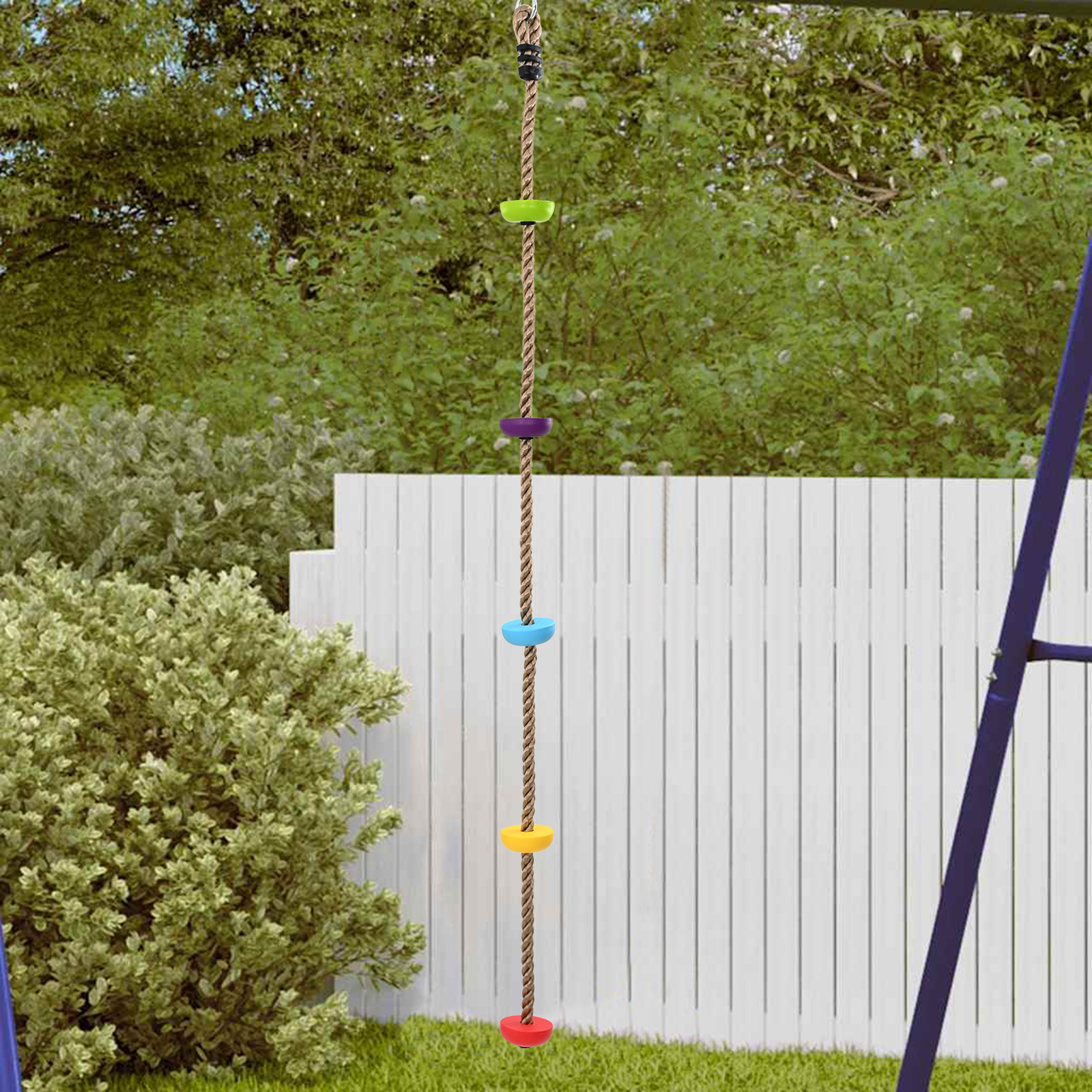 Kletterseil für Kinder mit Plattformen 200 cm - Your Garden Eden