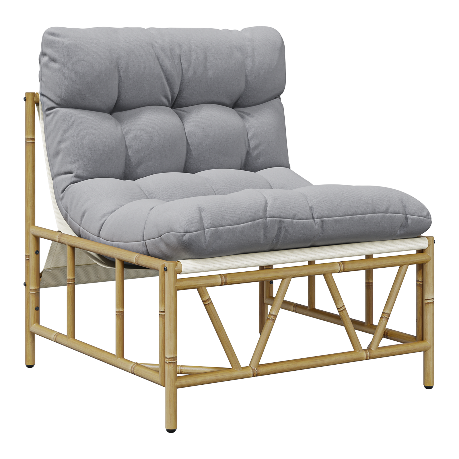 Garden Relaxing Chairs 2 pcs with Cushion 60x80x71 cm Steel - Image 4