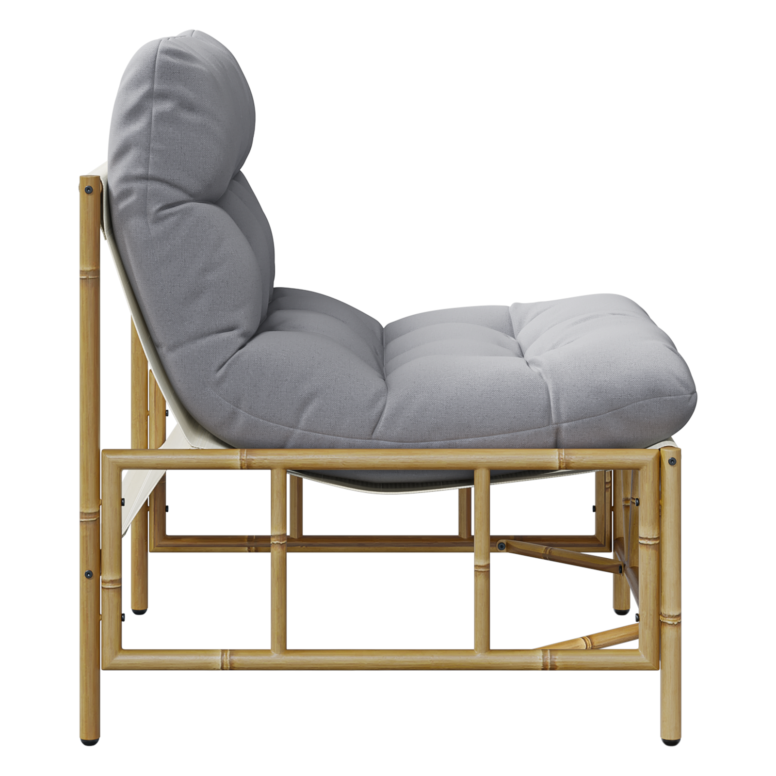 Garden Relaxing Chairs 2 pcs with Cushion 60x80x71 cm Steel - Image 7