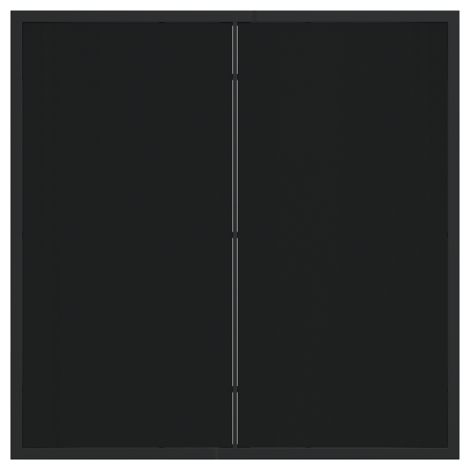 Garden Table Black 80x80x73 cm Tempered Glass - Image 7