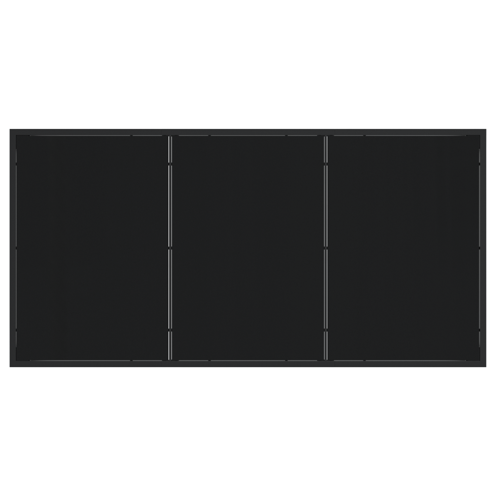 Garden Table Black 160x80x73 cm Tempered Glass - Image 7