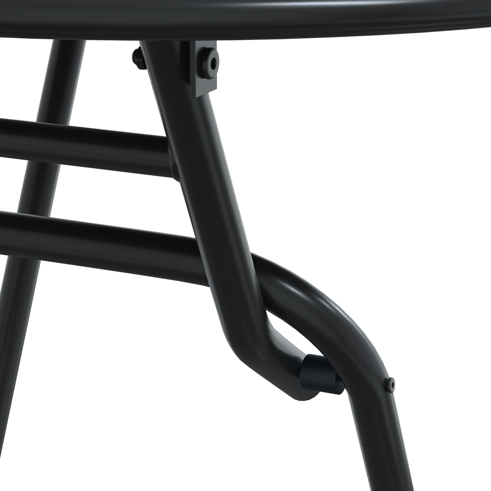 3 Piece Folding Bistro Set Anthracite Steel - Image 9