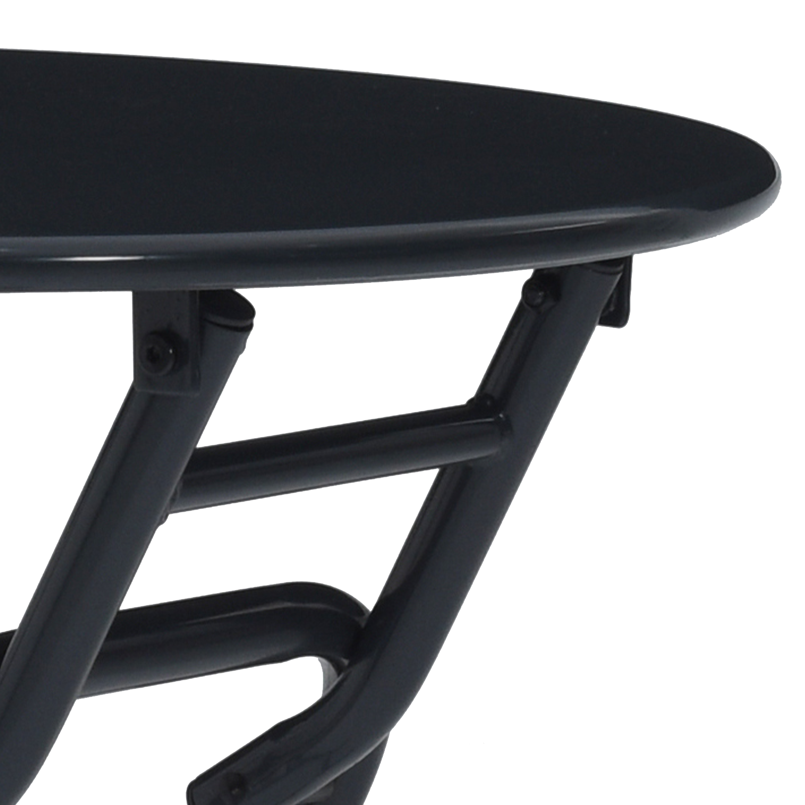 Folding Garden Table Anthracite Ø50x72 cm Steel - Image 9