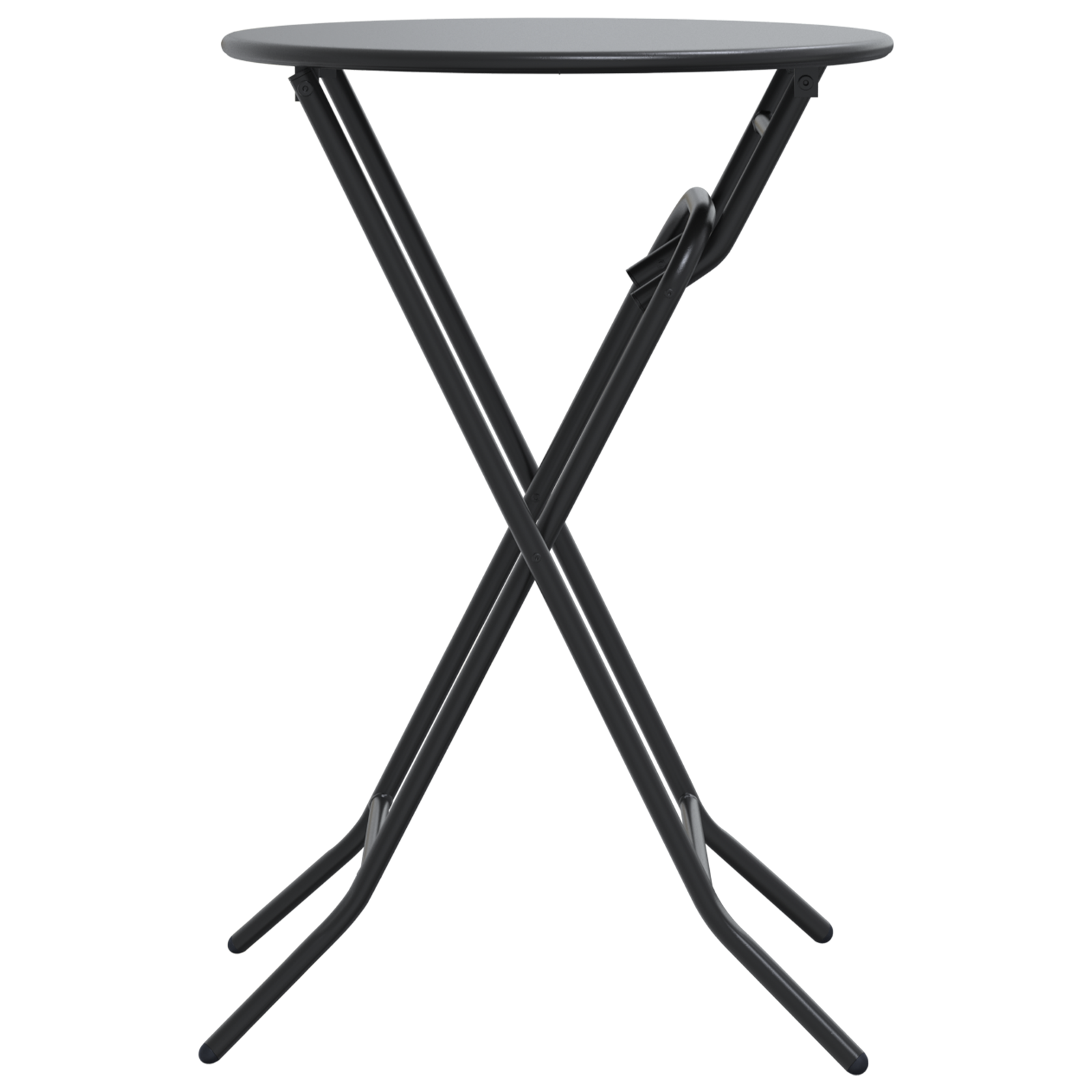 Folding Garden Table Anthracite Ø50x72 cm Steel - Image 6