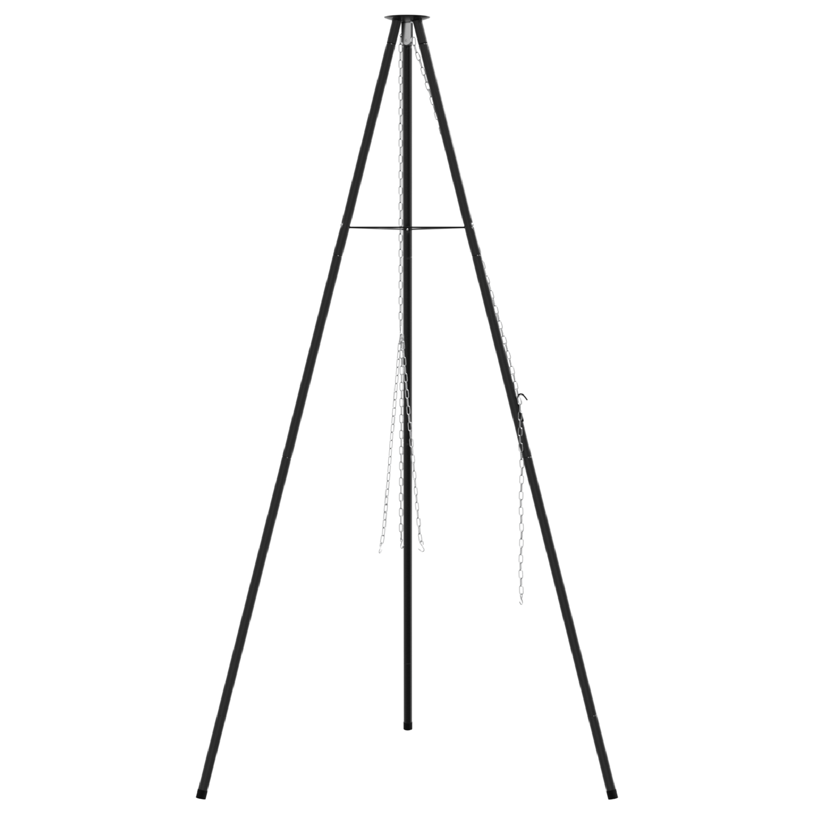 Campfire Cooking Tripod 150 cm Height Steel - Image 3
