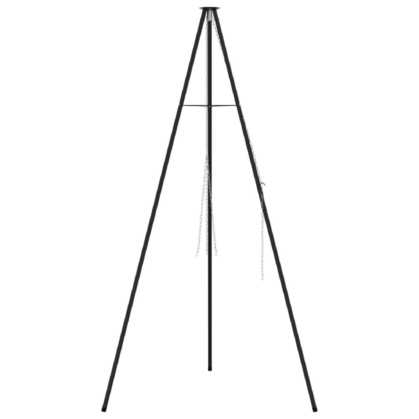 Campfire Cooking Tripod 190 cm Height Steel - Image 3