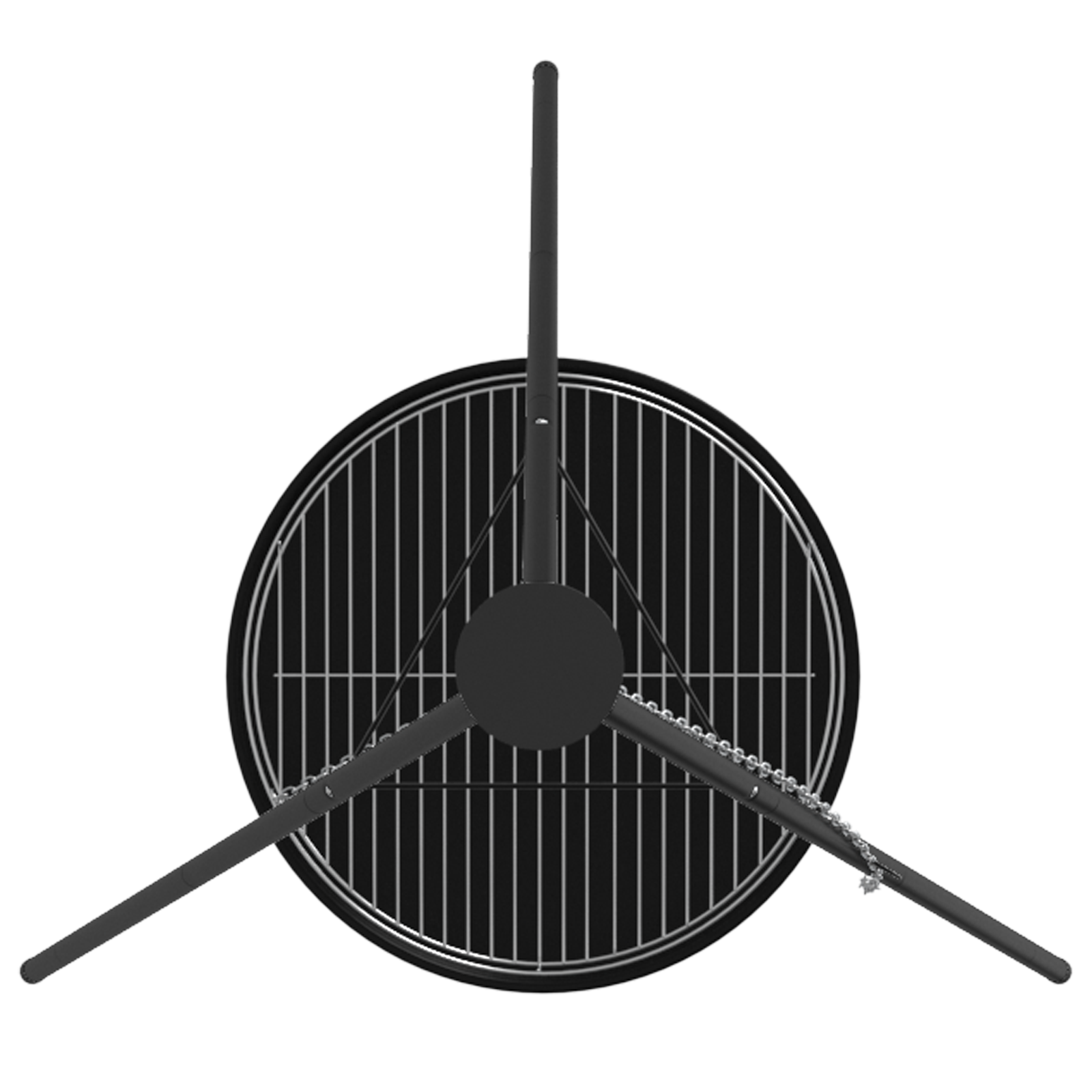 Campfire Cooking Tripod with Grill Grate and Fire Tray 170 cm - Image 5