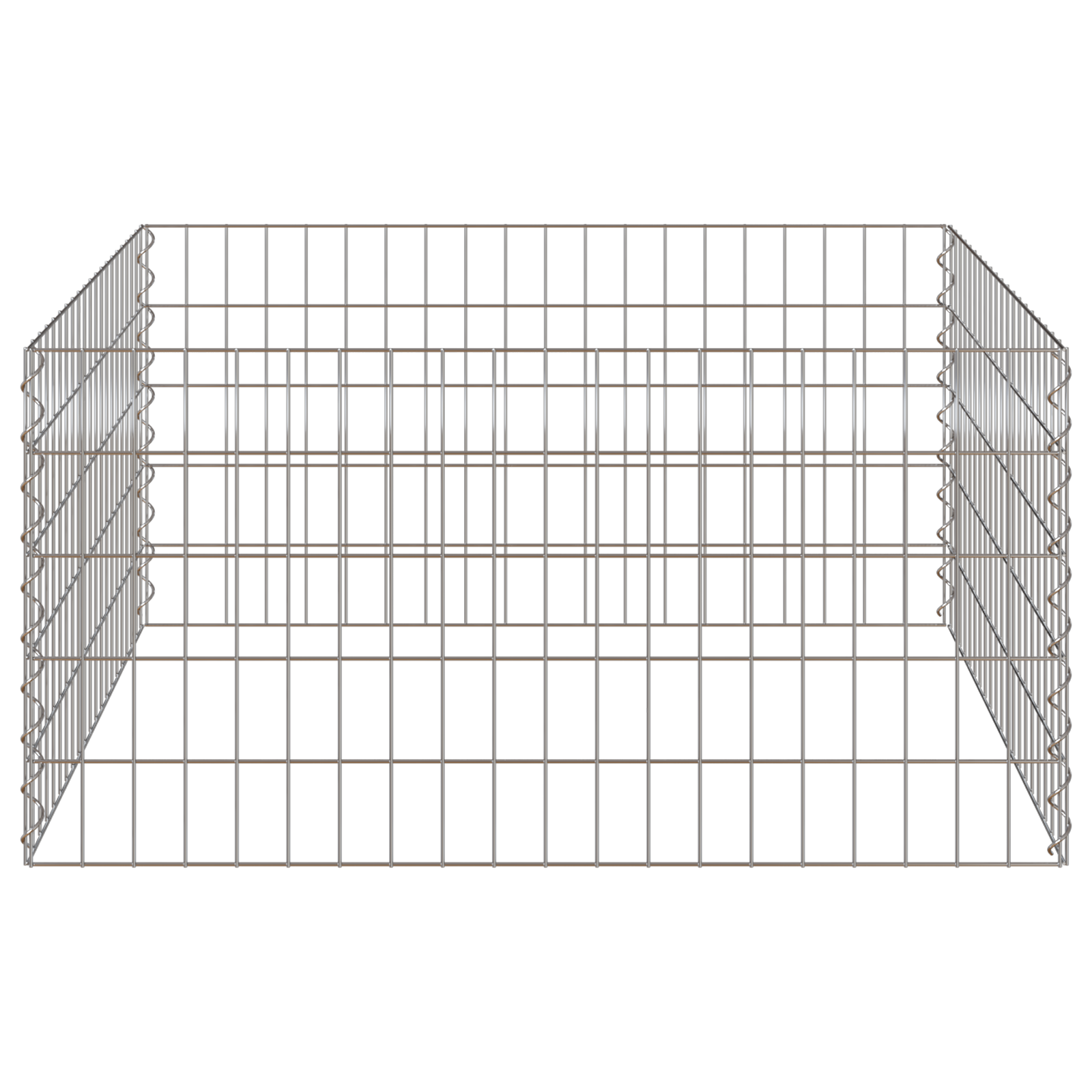 Garden Composter 100x100x50 cm Galvanized Steel Square - Image 4