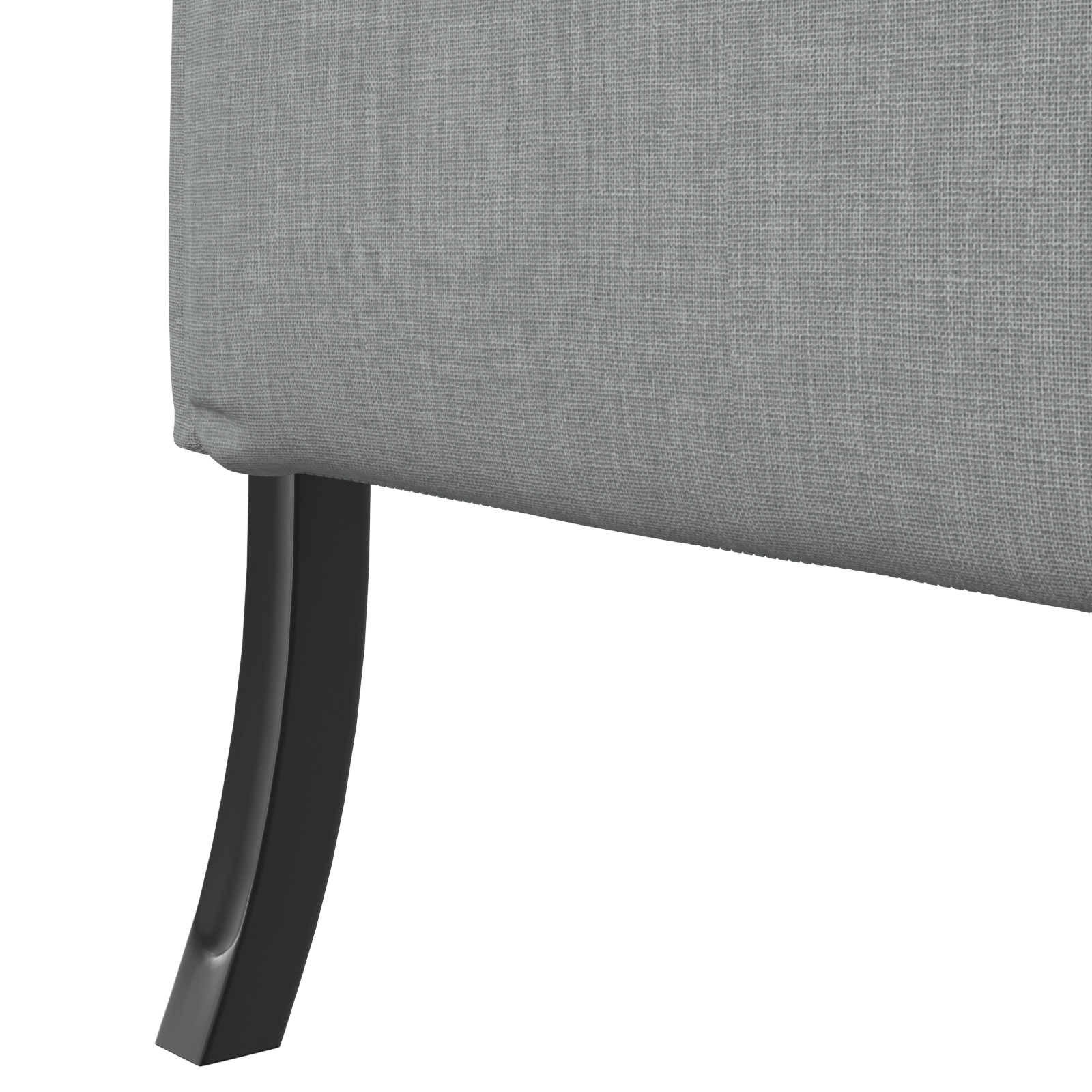 Highback Sofa Light Grey 109x56x121 cm Fabric - Image 7