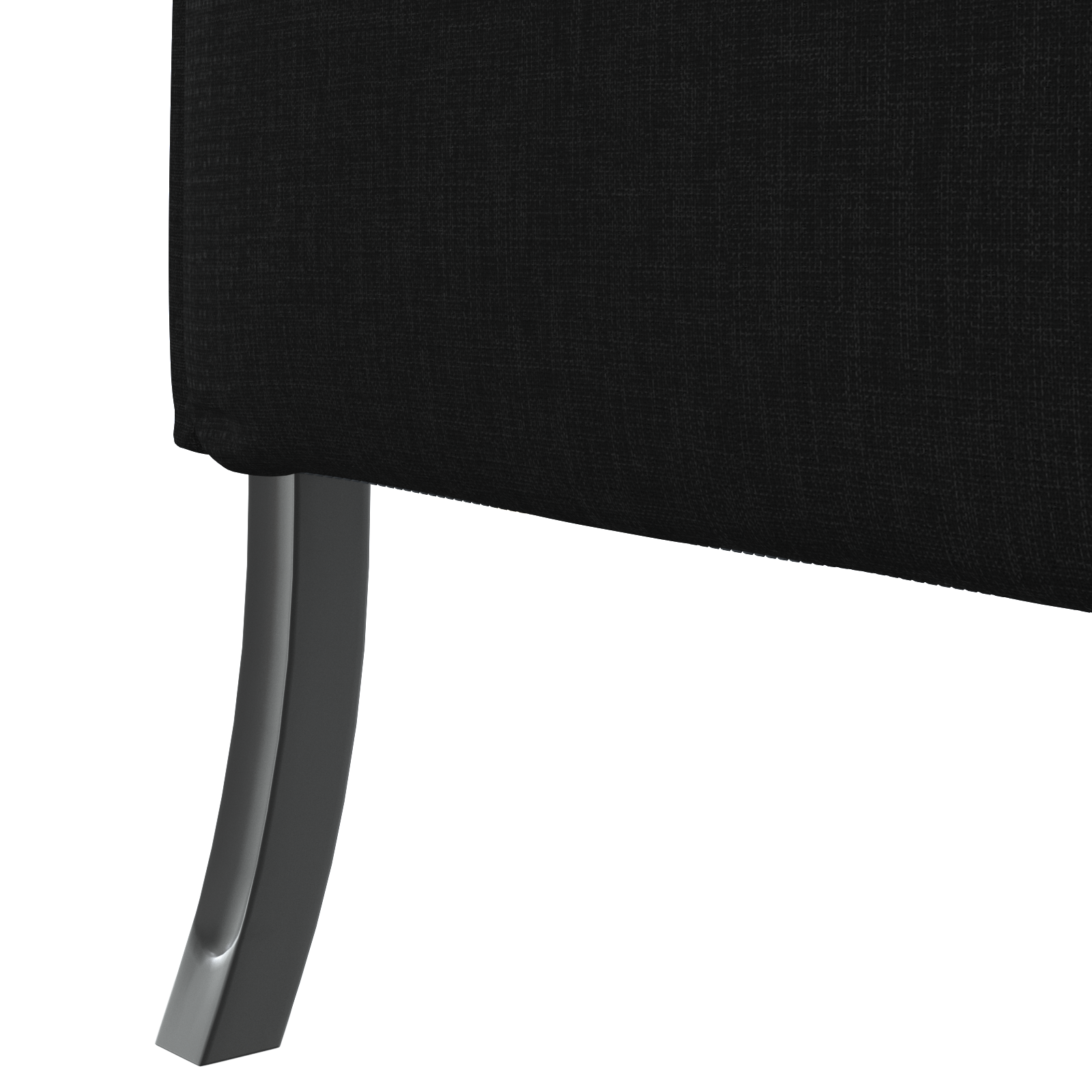 Highback Sofa Black 109x56x121 cm Fabric - Image 7