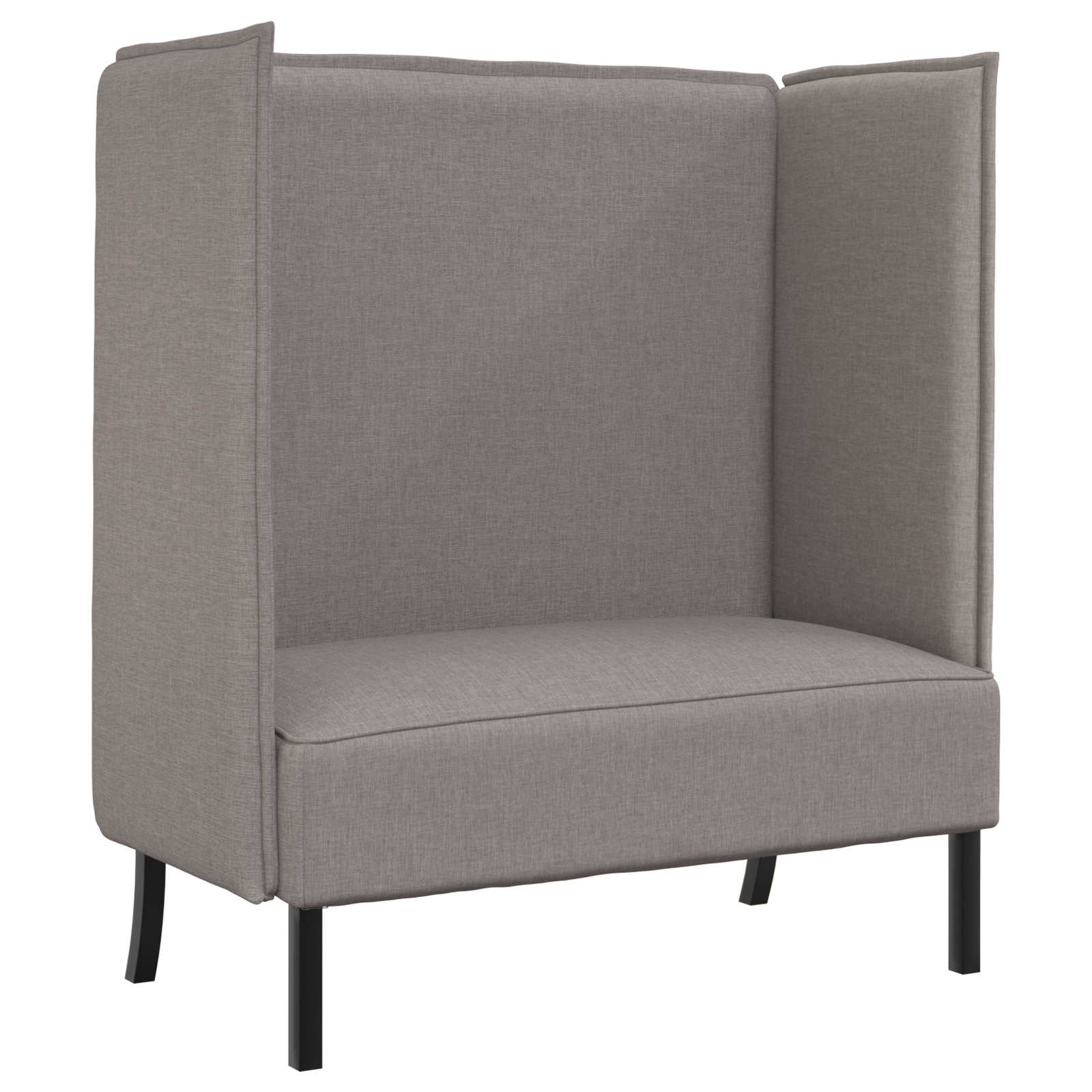 Thumbnail - vidaXL Hochlehner Sofa Taupe 109x56x121 cm Stoff