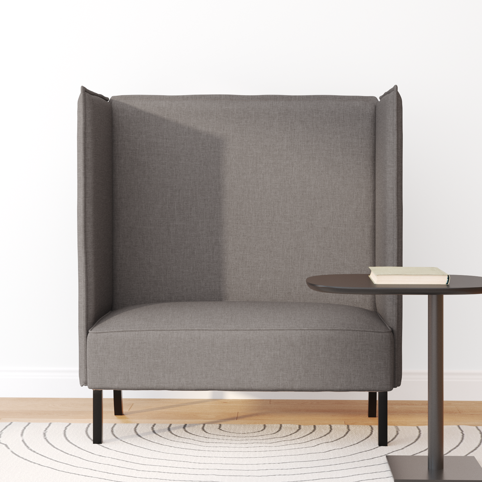 Thumbnail - vidaXL Hochlehner Sofa Taupe 109x56x121 cm Stoff
