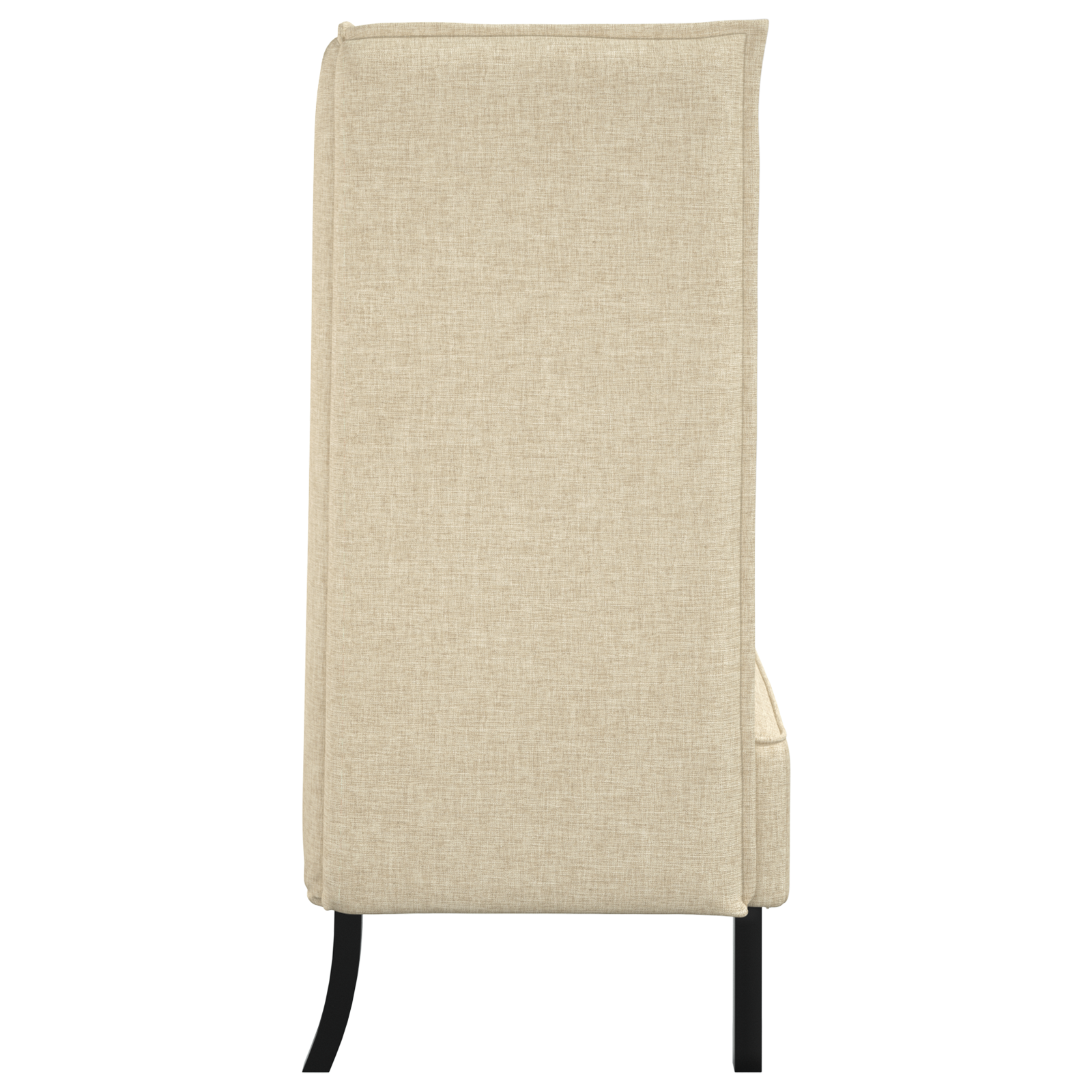 Highback Sofa Cream 109x56x121 cm Fabric - Image 5