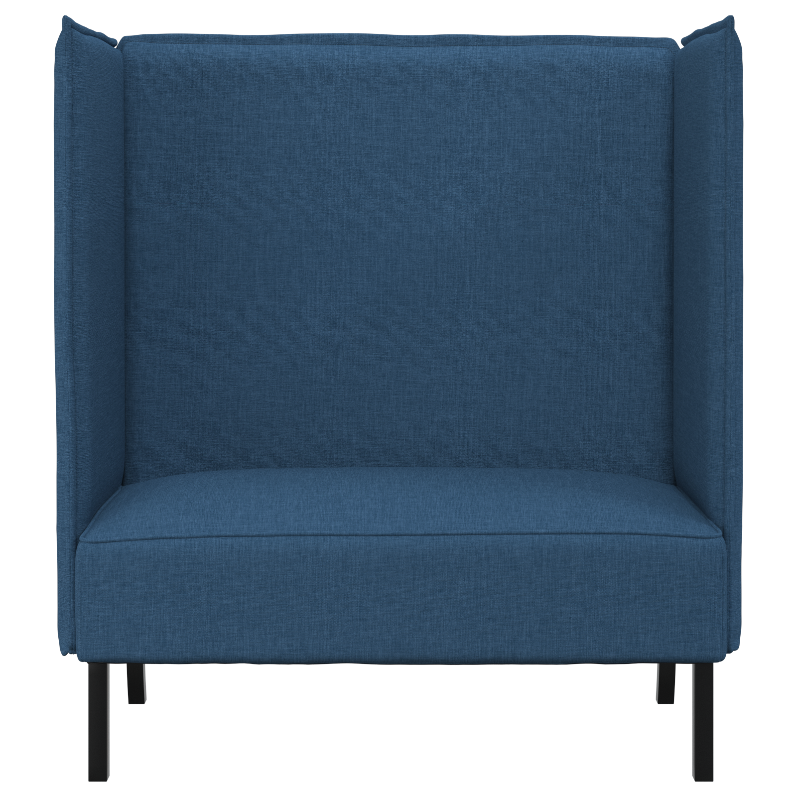 Highback Sofa Blue 109x56x121 cm Fabric - Image 4