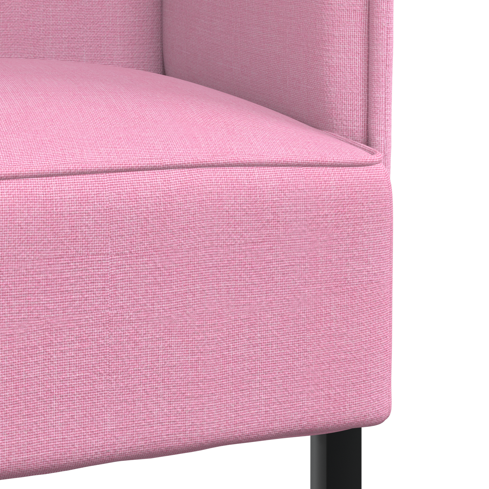 Highback Sofa Pink 109x56x121 cm Fabric - Image 8