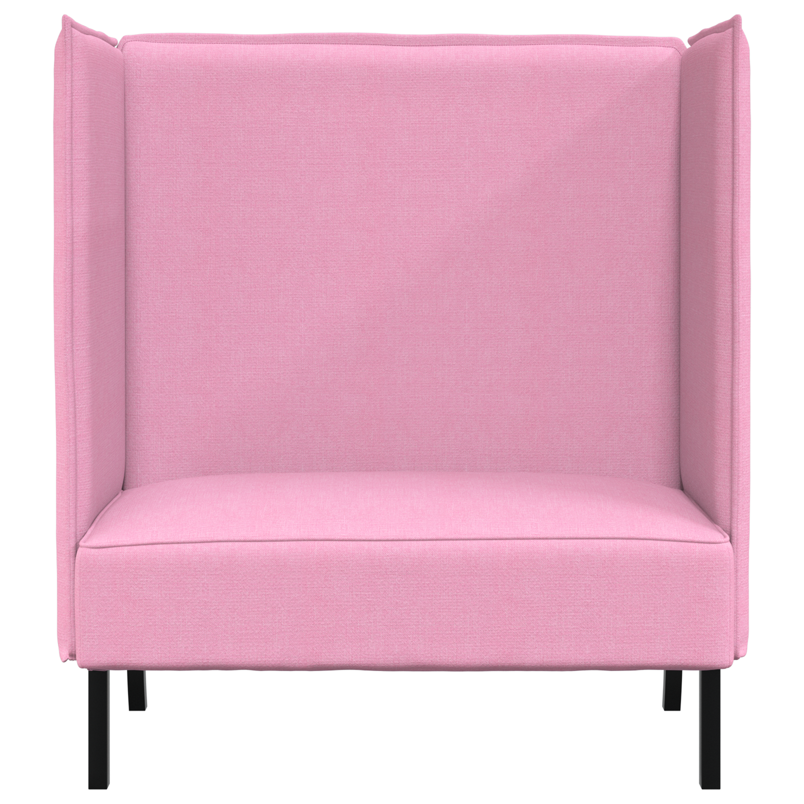 Highback Sofa Pink 109x56x121 cm Fabric - Image 4