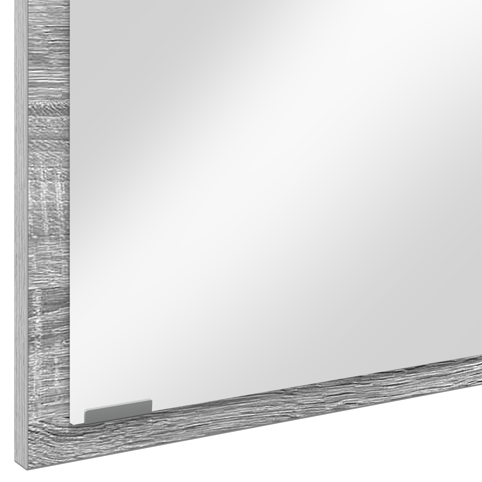 Bathroom Mirror with LED Light Grey Sonoma 90x8,5x37 cm - Image 7