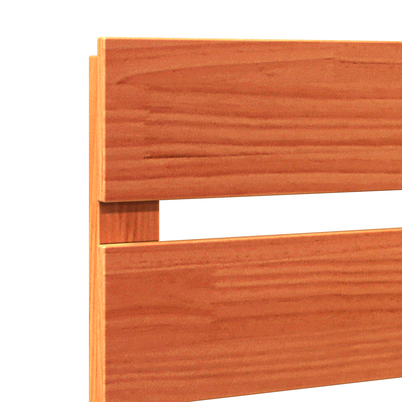 Headboard Wax Brown 140 cm Solid Wood Pine - Image 6