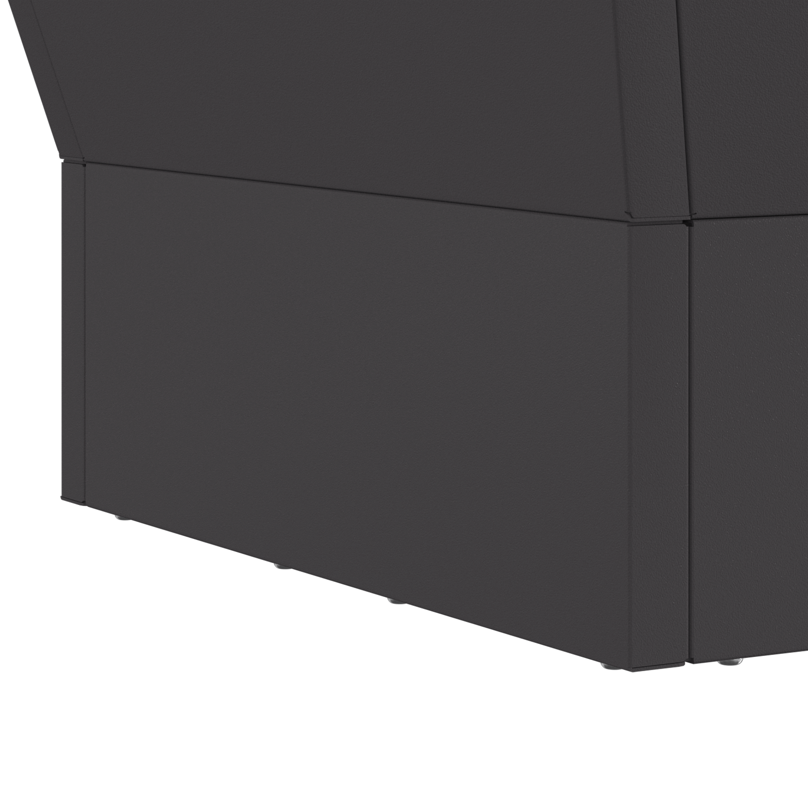 Fire Pit Square Black 40x40x30 cm Steel - Image 7