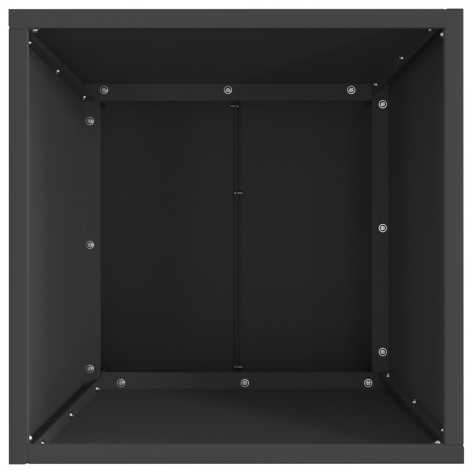 Fire Pit Square Black 40x40x30 cm Steel - Image 5