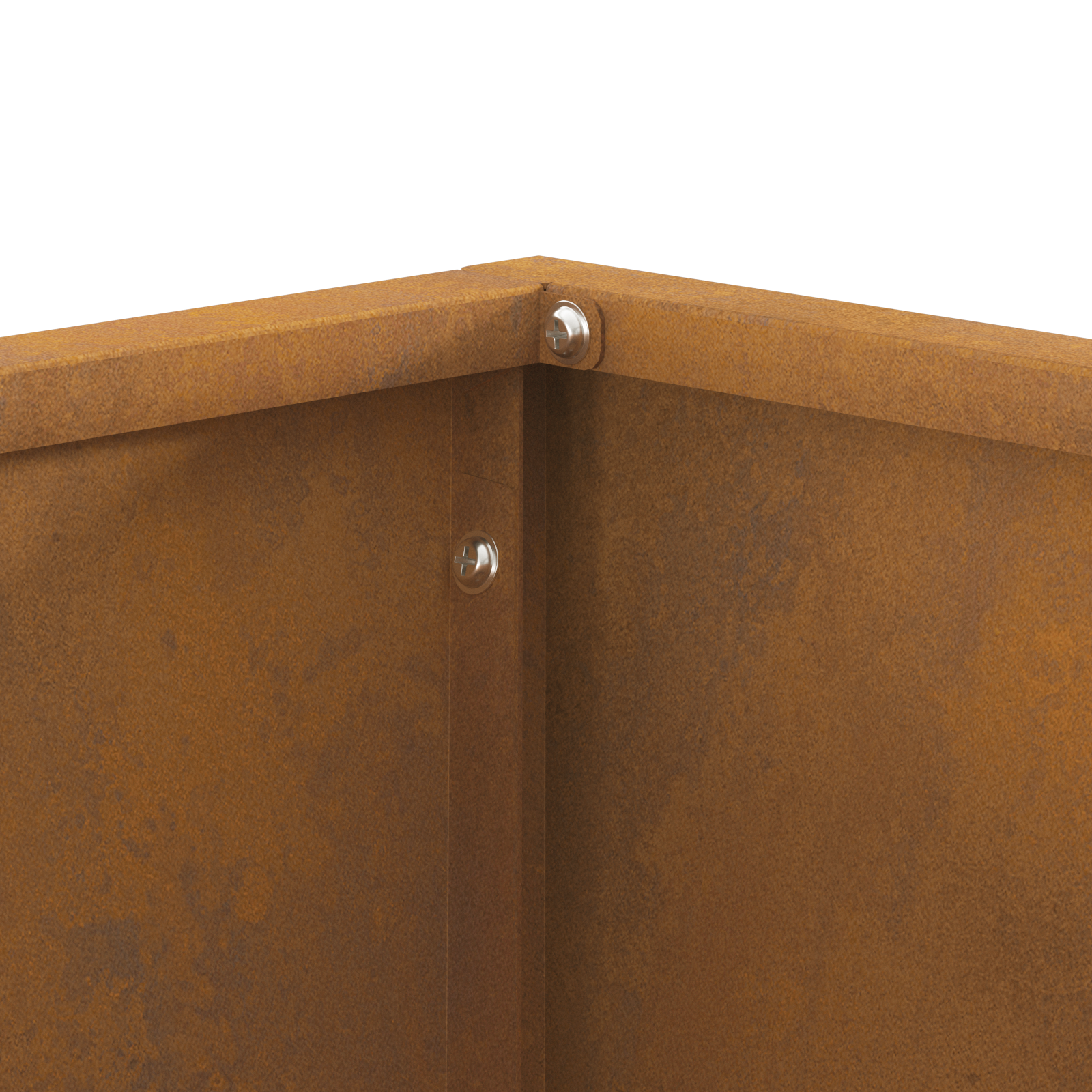 Fire Pit Square 40x40x30 cm Weathering Steel - Image 7