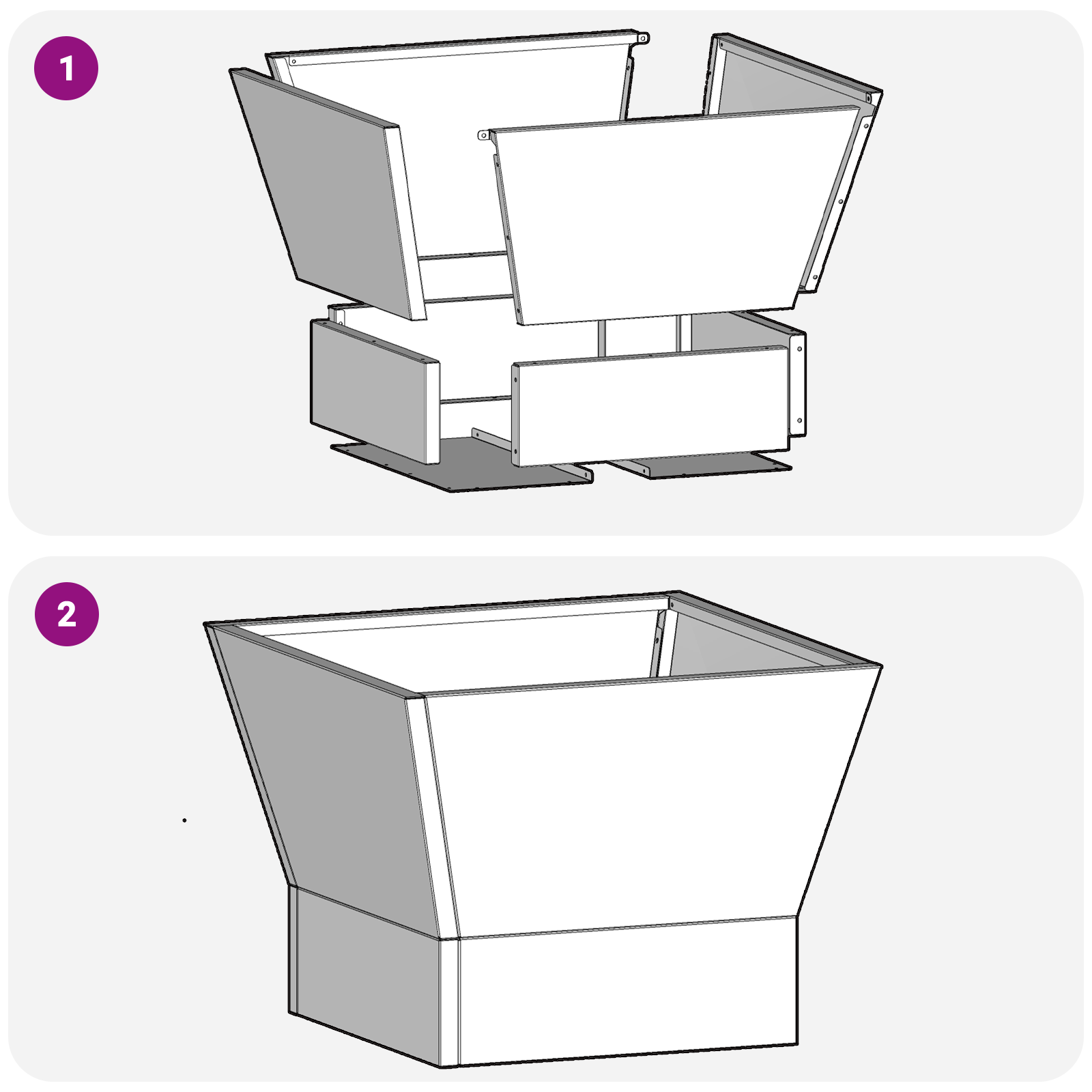 Fire Pit Square 40x40x30 cm Weathering Steel - Image 10