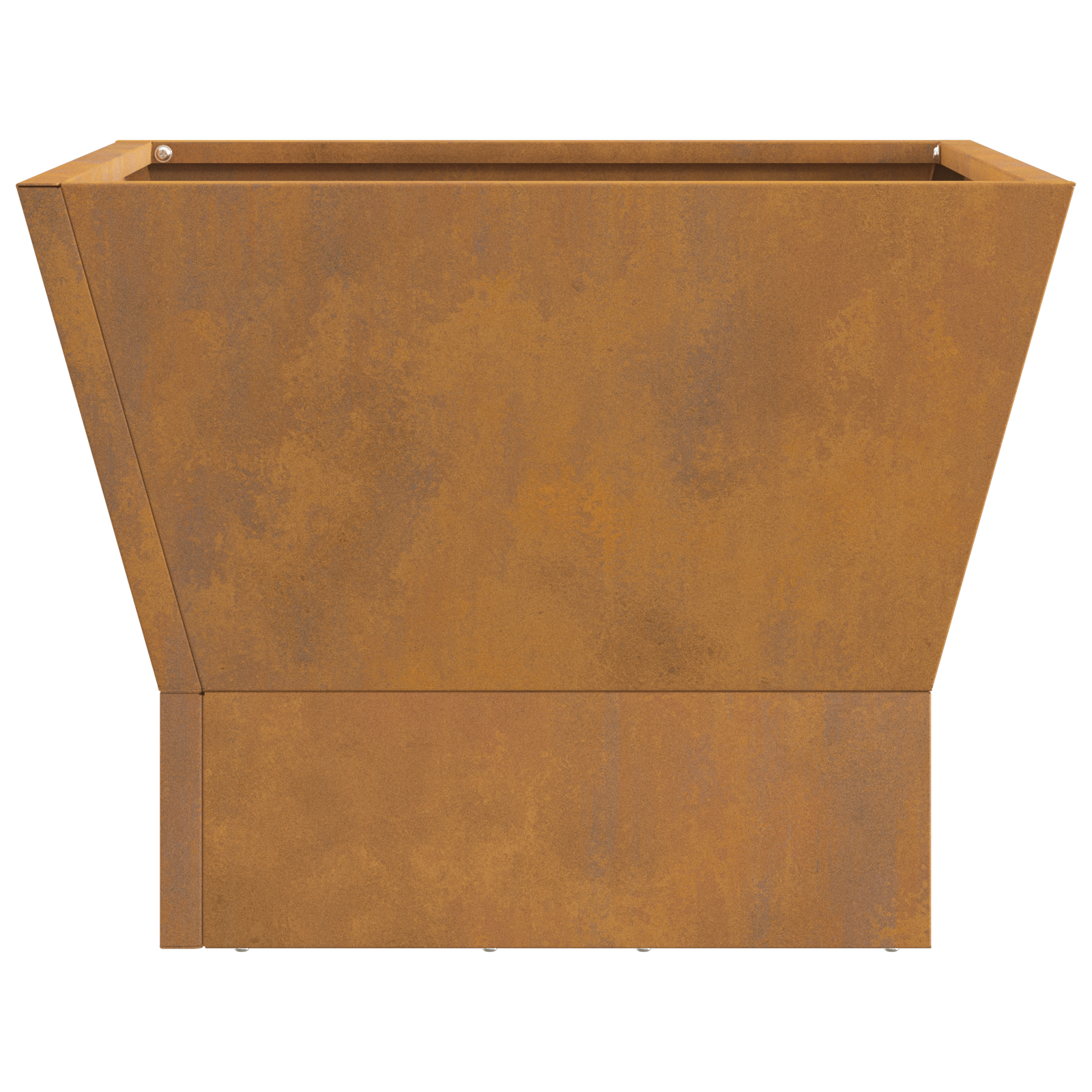 Fire Pit Square 40x40x30 cm Weathering Steel - Image 5