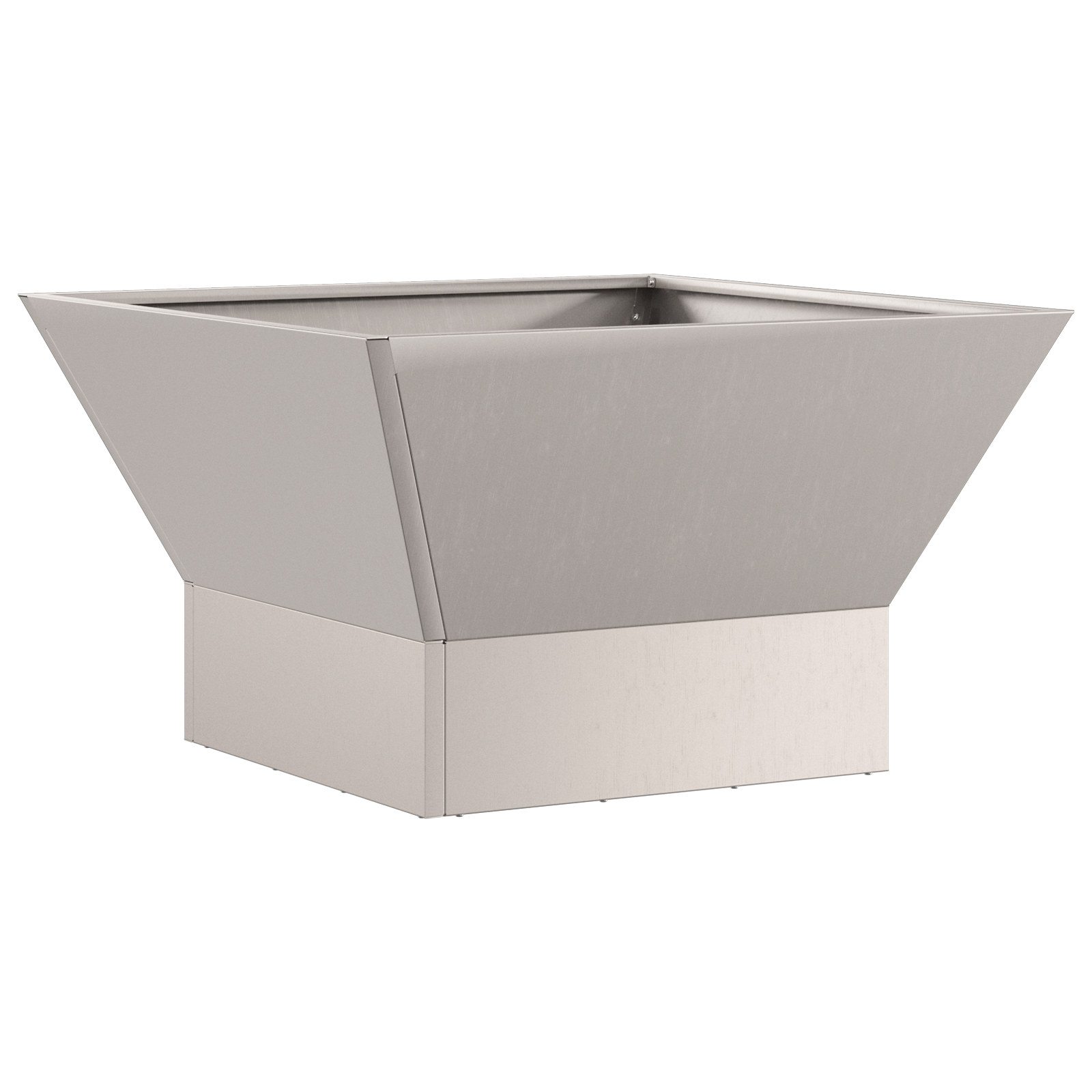 Fire Pit Square Black 60x60x35 cm Weathering Steel - Image 4