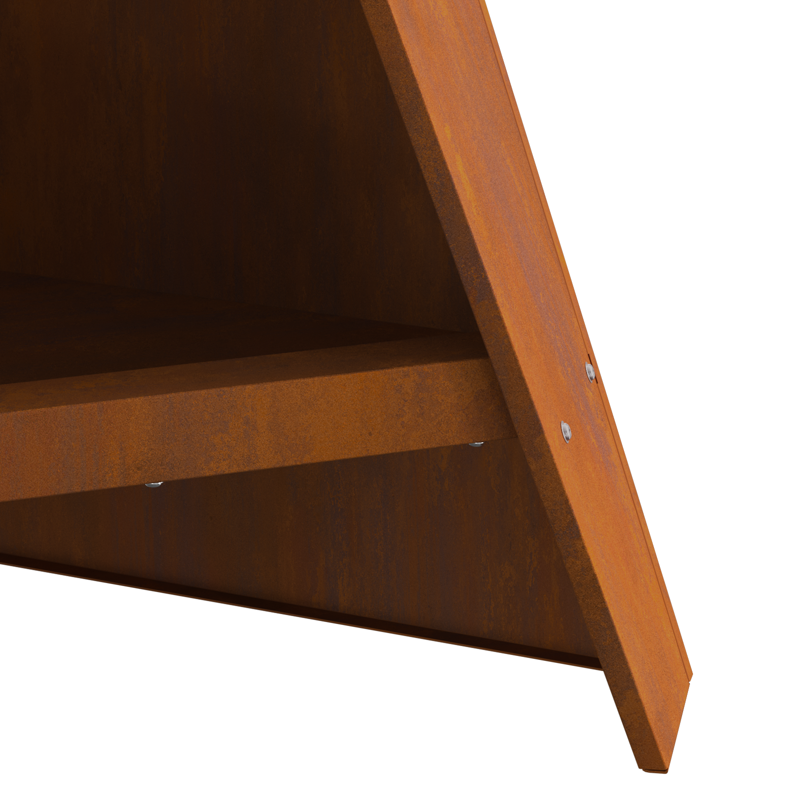 Fire Pit Pyramid Black 58x36x100 cm Steel - Image 7