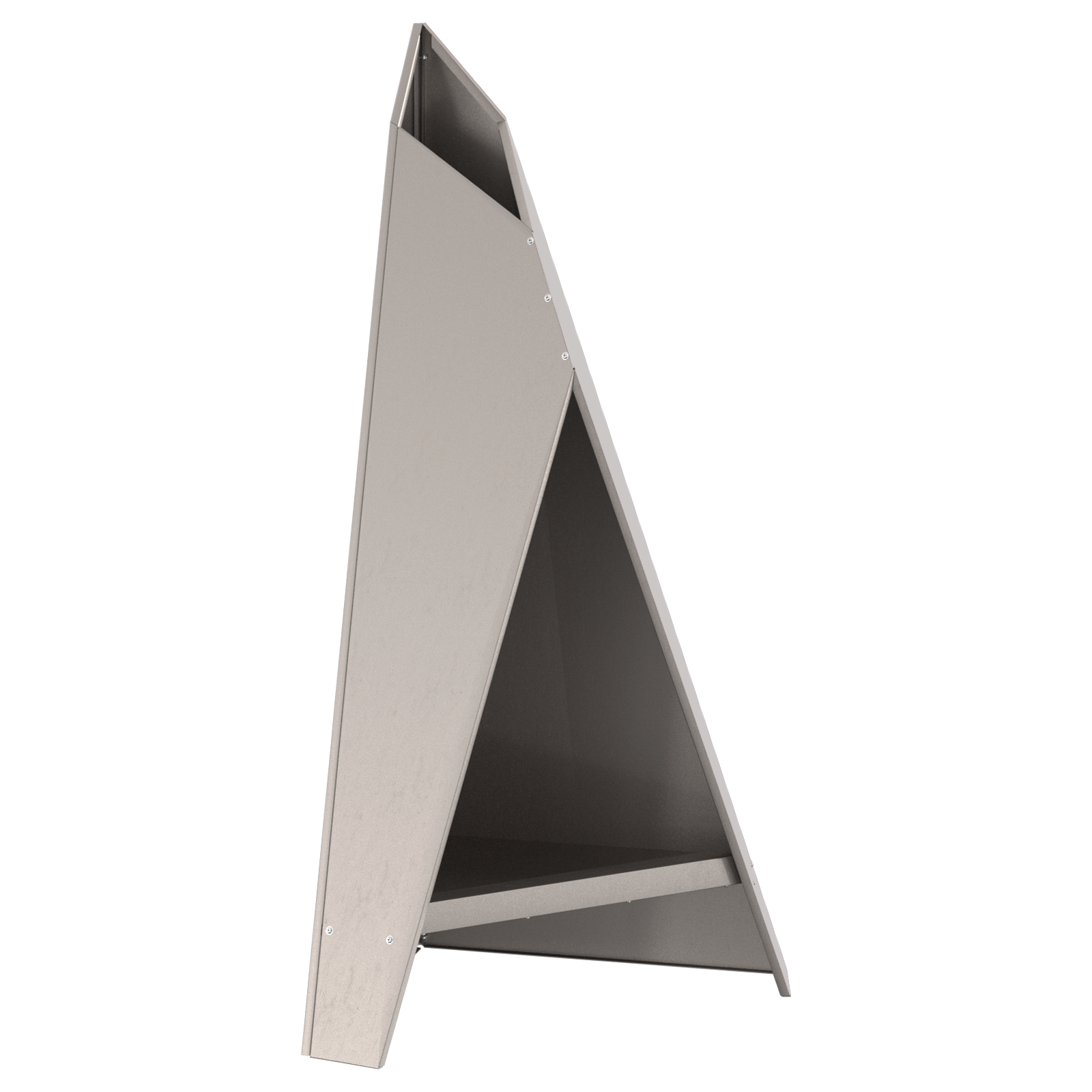 Fire Pit Pyramid Black 58x36x100 cm Steel - Image 4