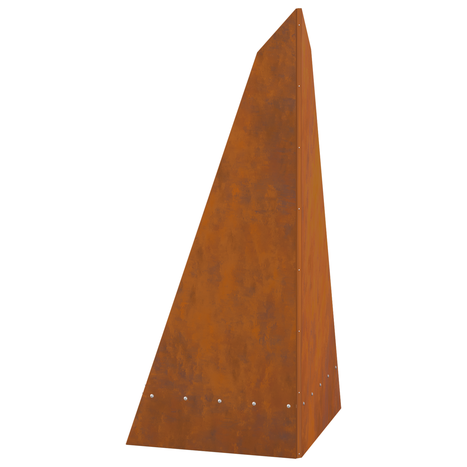 Fire Pit Pyramid Black 58x36x100 cm Steel - Image 5