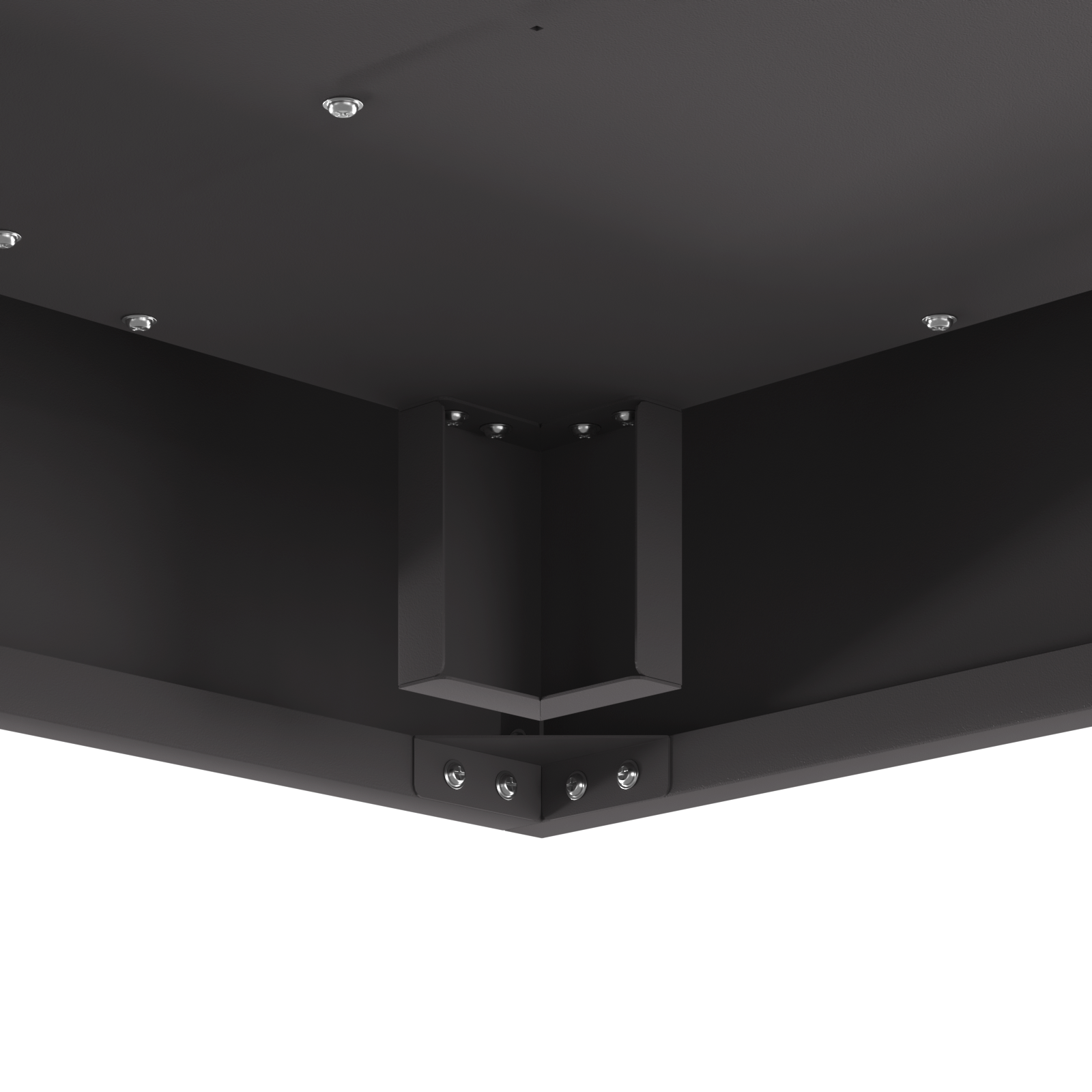 Fire Pit Square Black 60x60x30 cm Steel - Image 5