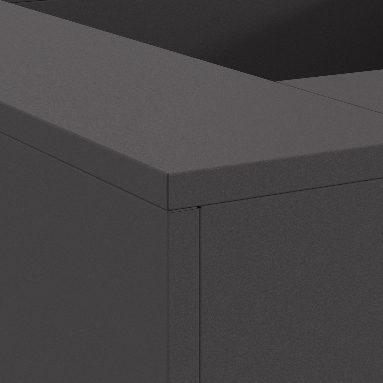 Fire Pit Square Black 80x80x40 cm Steel - Image 6