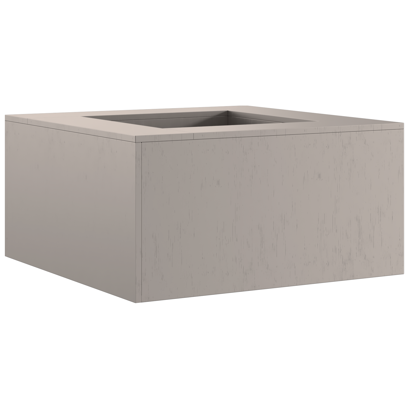 Fire Pit Square 80x80x40 cm Weathering Steel - Image 4