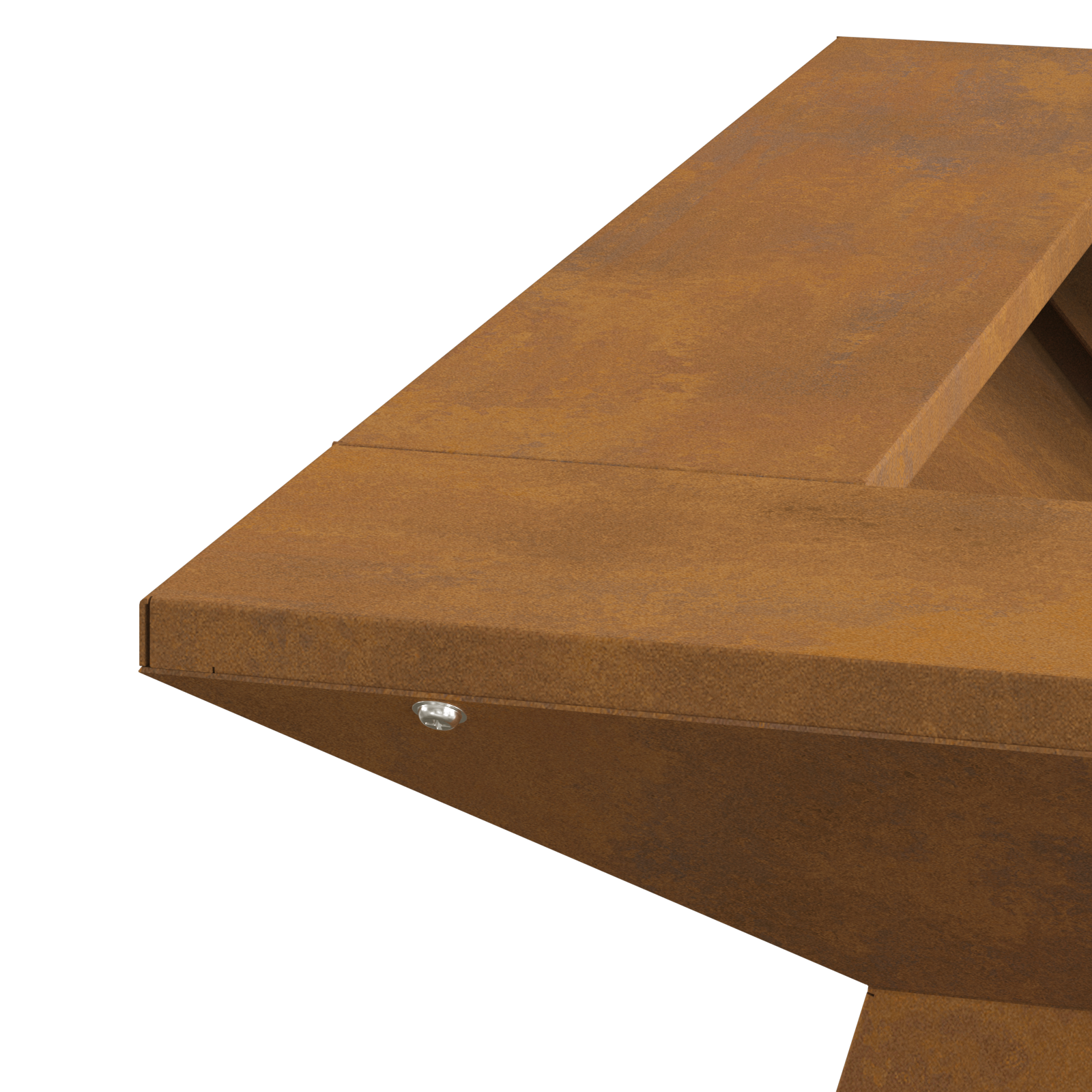 Fire Pit 48x48x40 cm Weathering Steel - Image 6