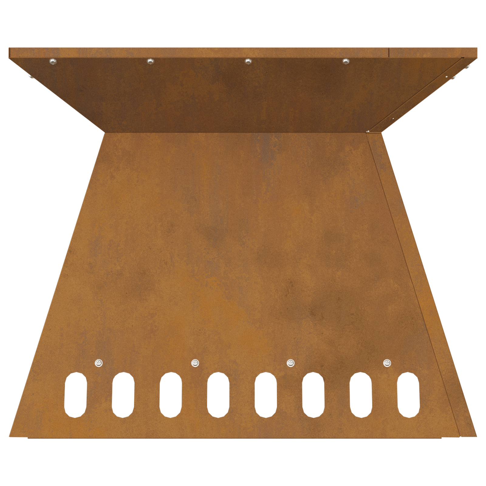 Fire Pit 48x48x40 cm Weathering Steel - Image 7
