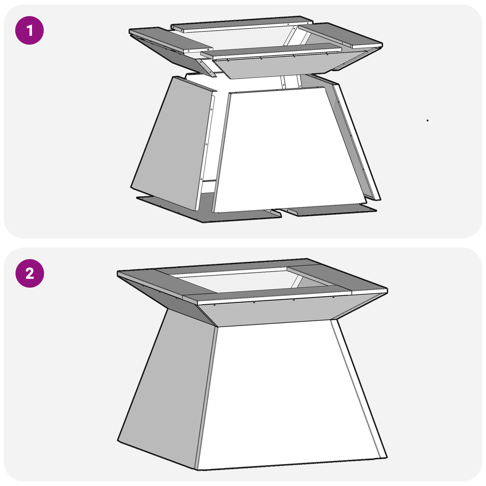 Fire Pit 48x48x40 cm Weathering Steel - Image 9