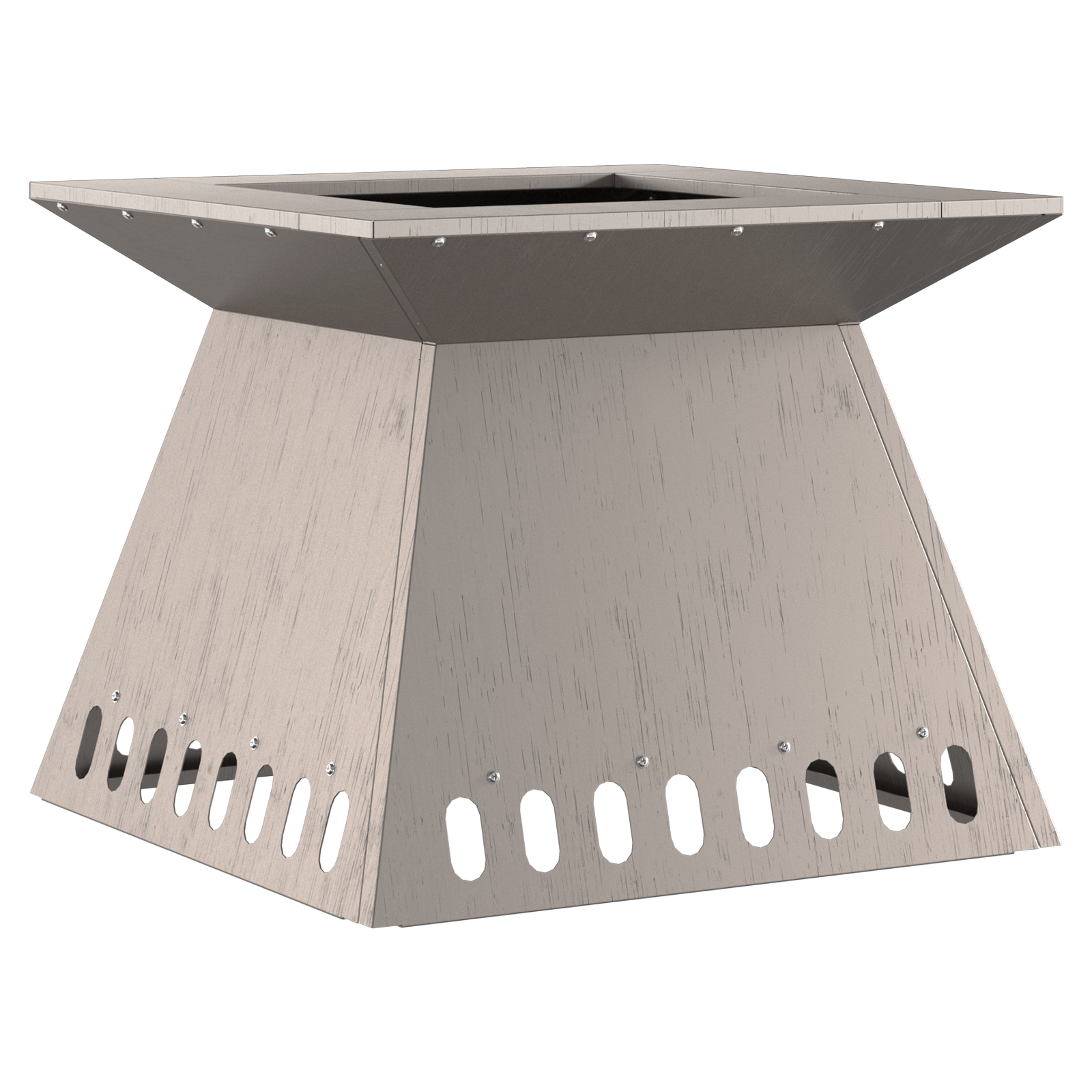 Fire Pit 48x48x40 cm Weathering Steel - Image 4